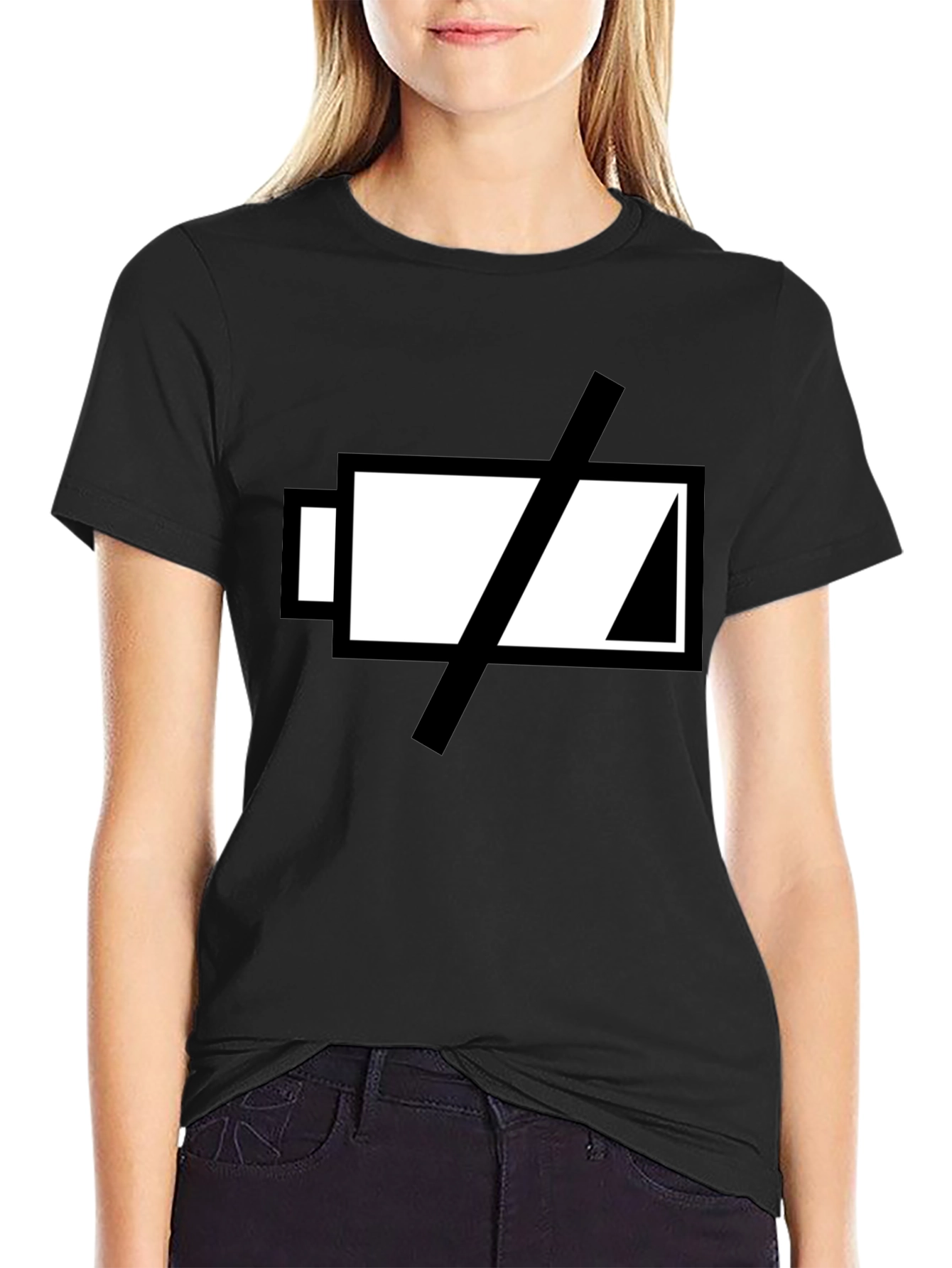 Low Battery T-Shirt - Black Graphic Tee