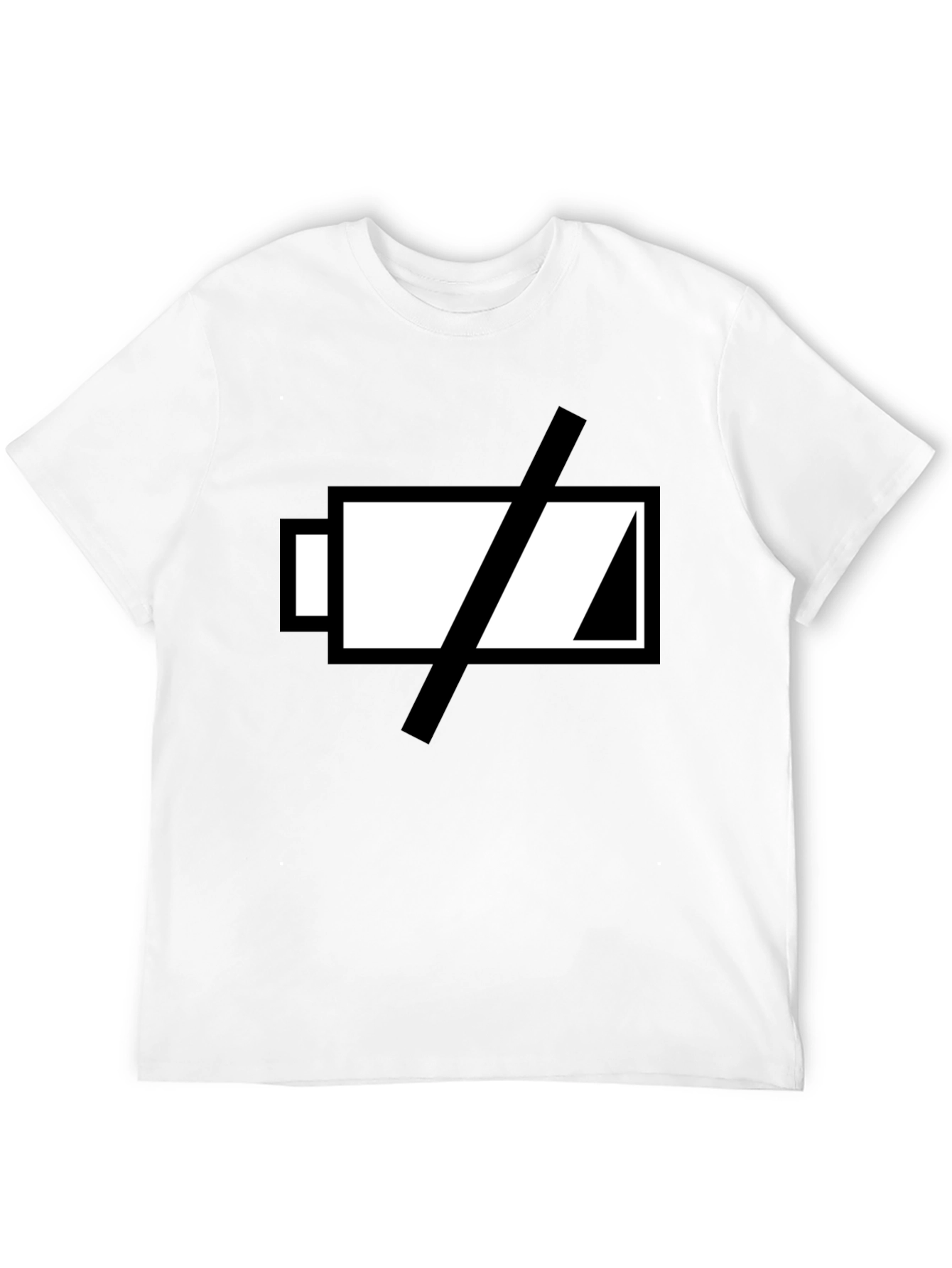 Low Battery T-Shirt - Black Graphic Tee