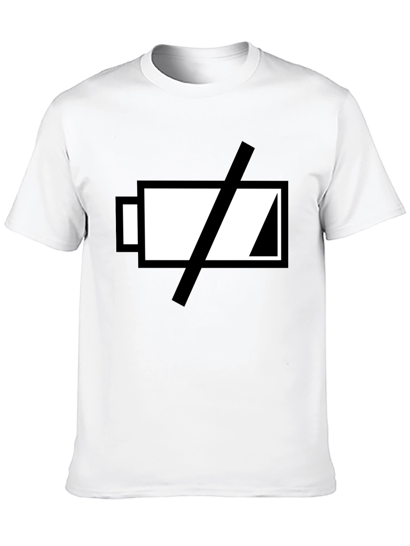 Low Battery T-Shirt - Black Graphic Tee