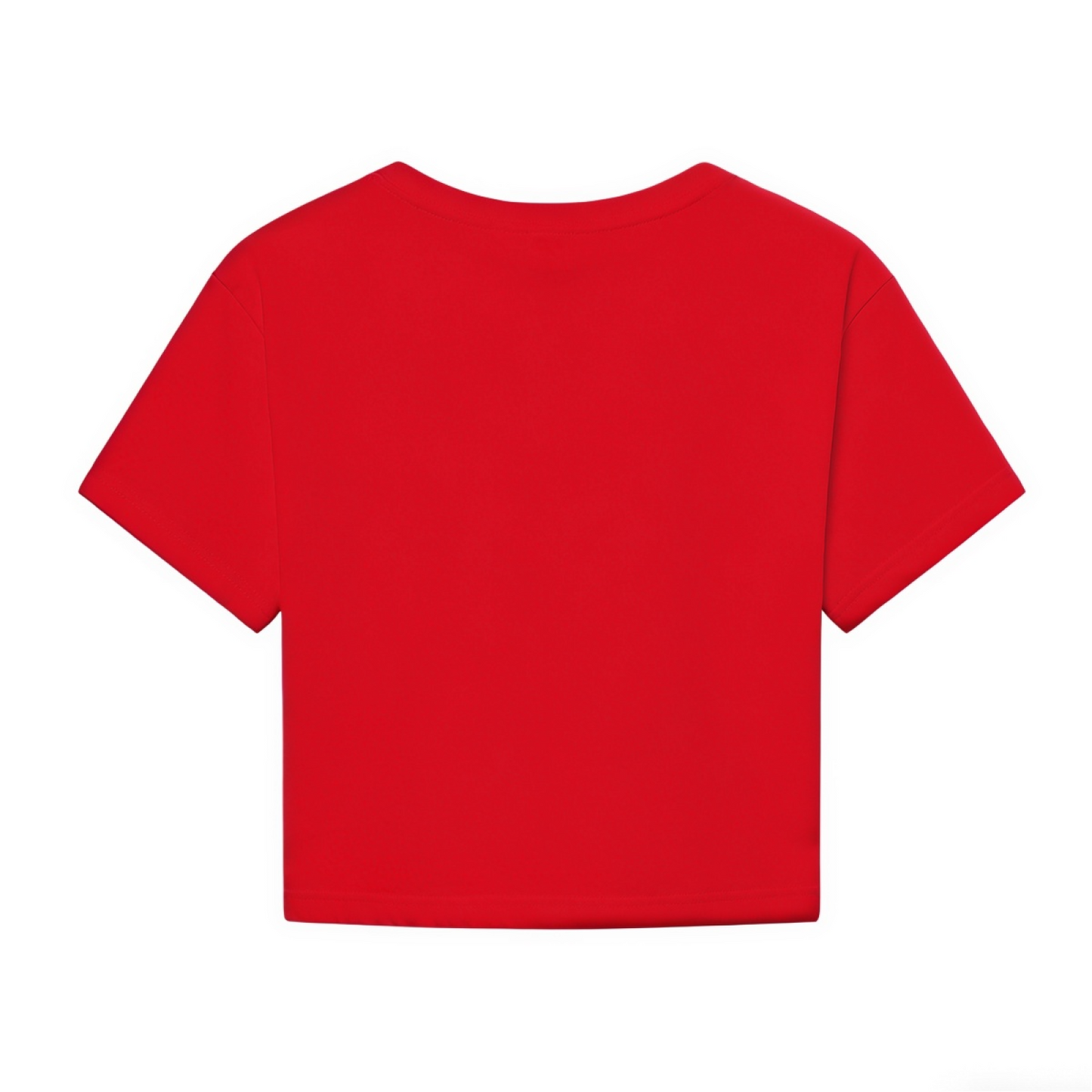 Angel & Devil Bench Vintage Red Crop Top ¨C Gothic Cute Graphic Women Shirt