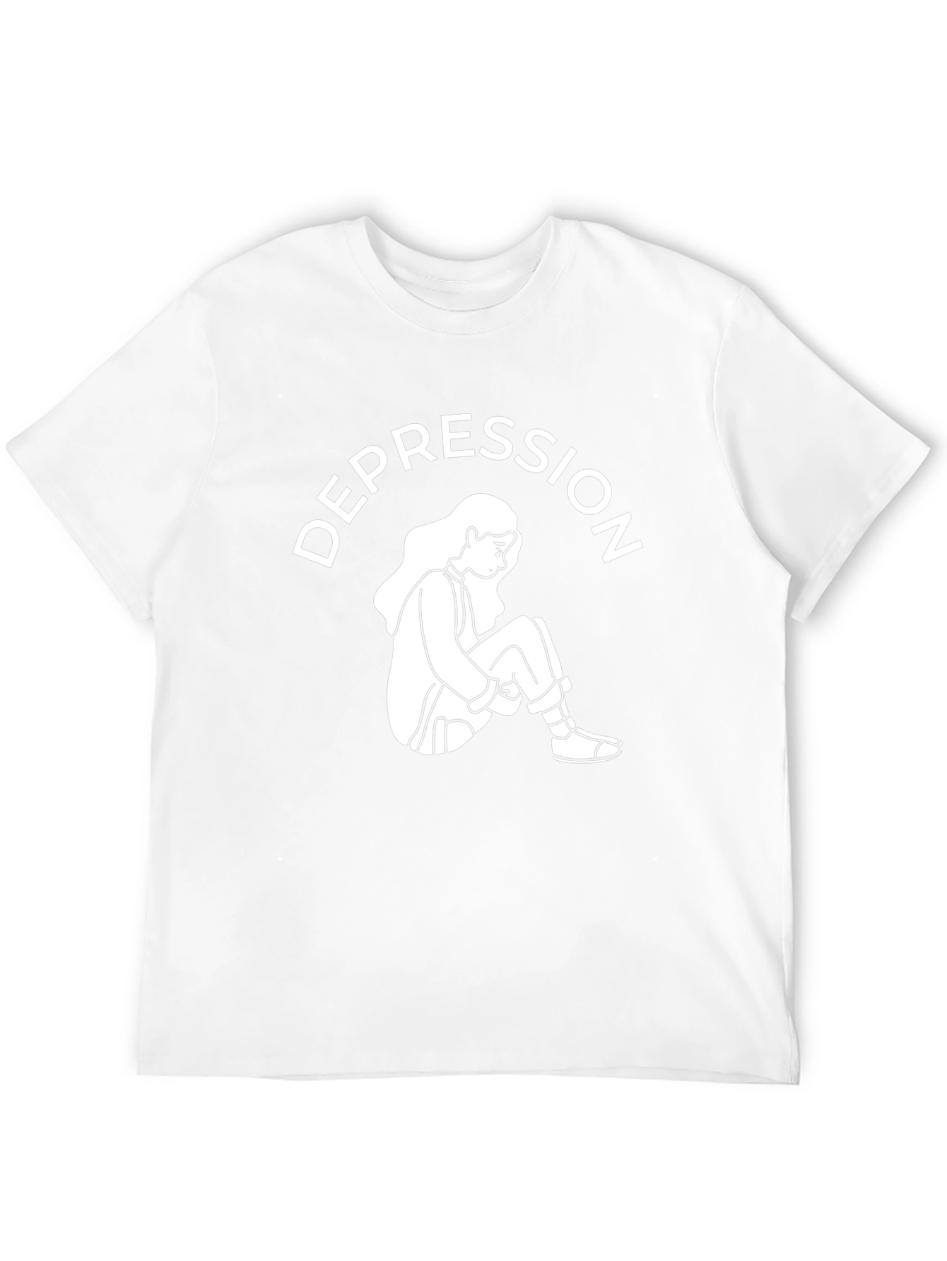 Depression Awareness T-Shirt - Unisex Black Tee