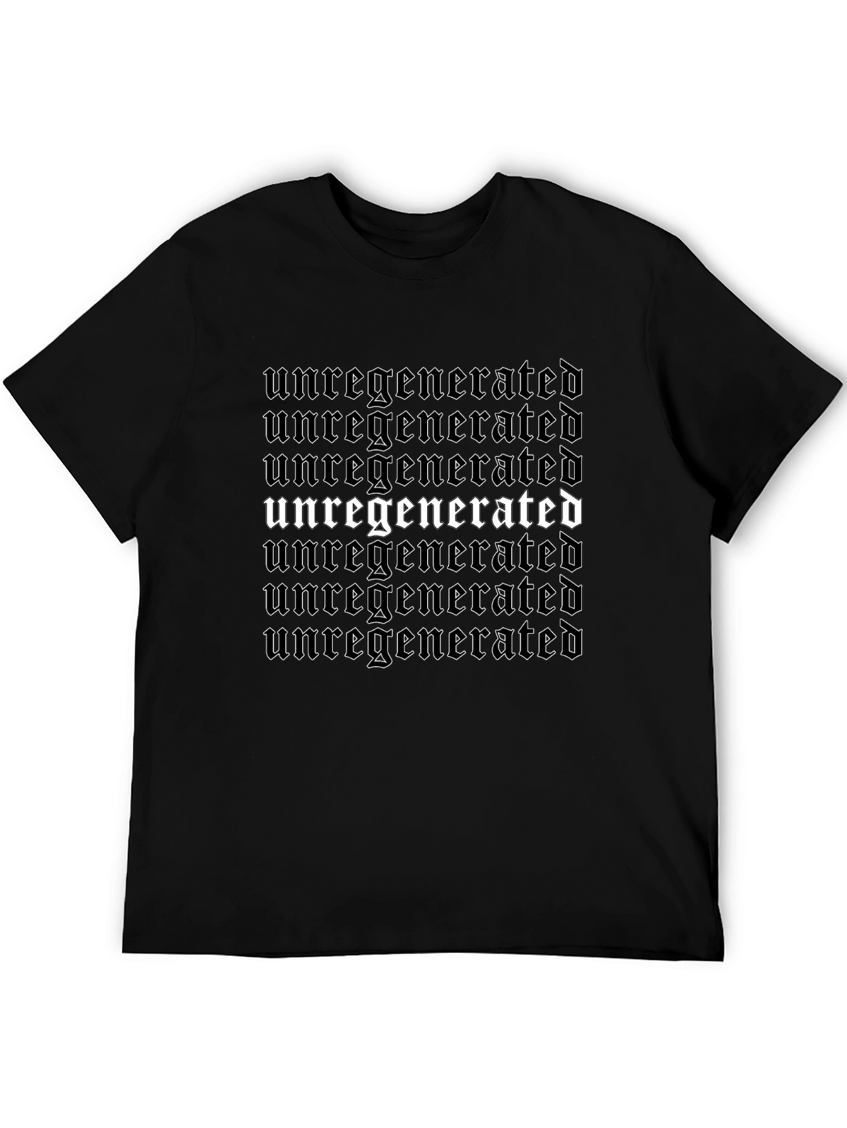 Unregenerated Graphic T-Shirt - Edgy Gothic Style