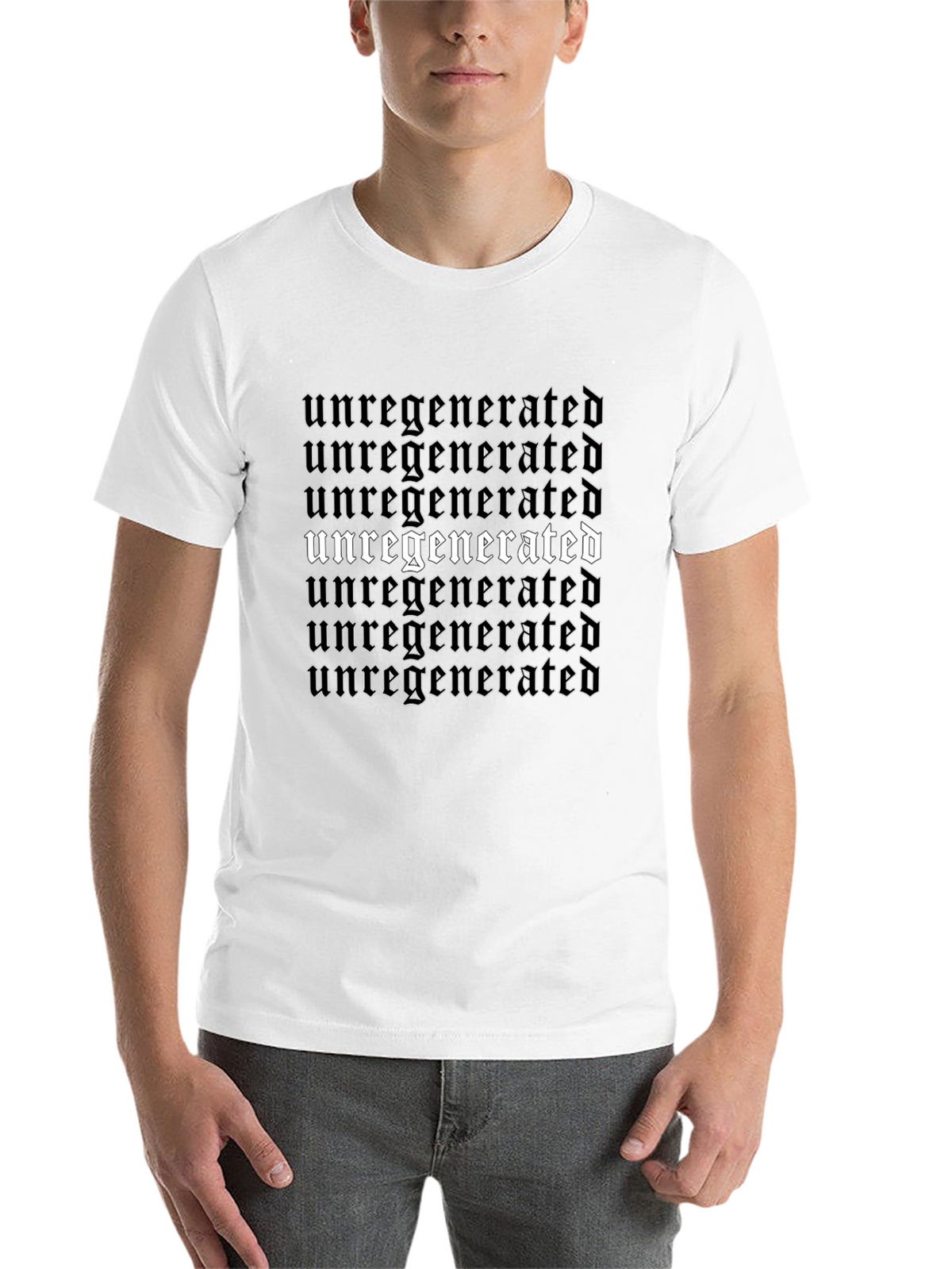 Unregenerated Graphic T-Shirt - Edgy Gothic Style