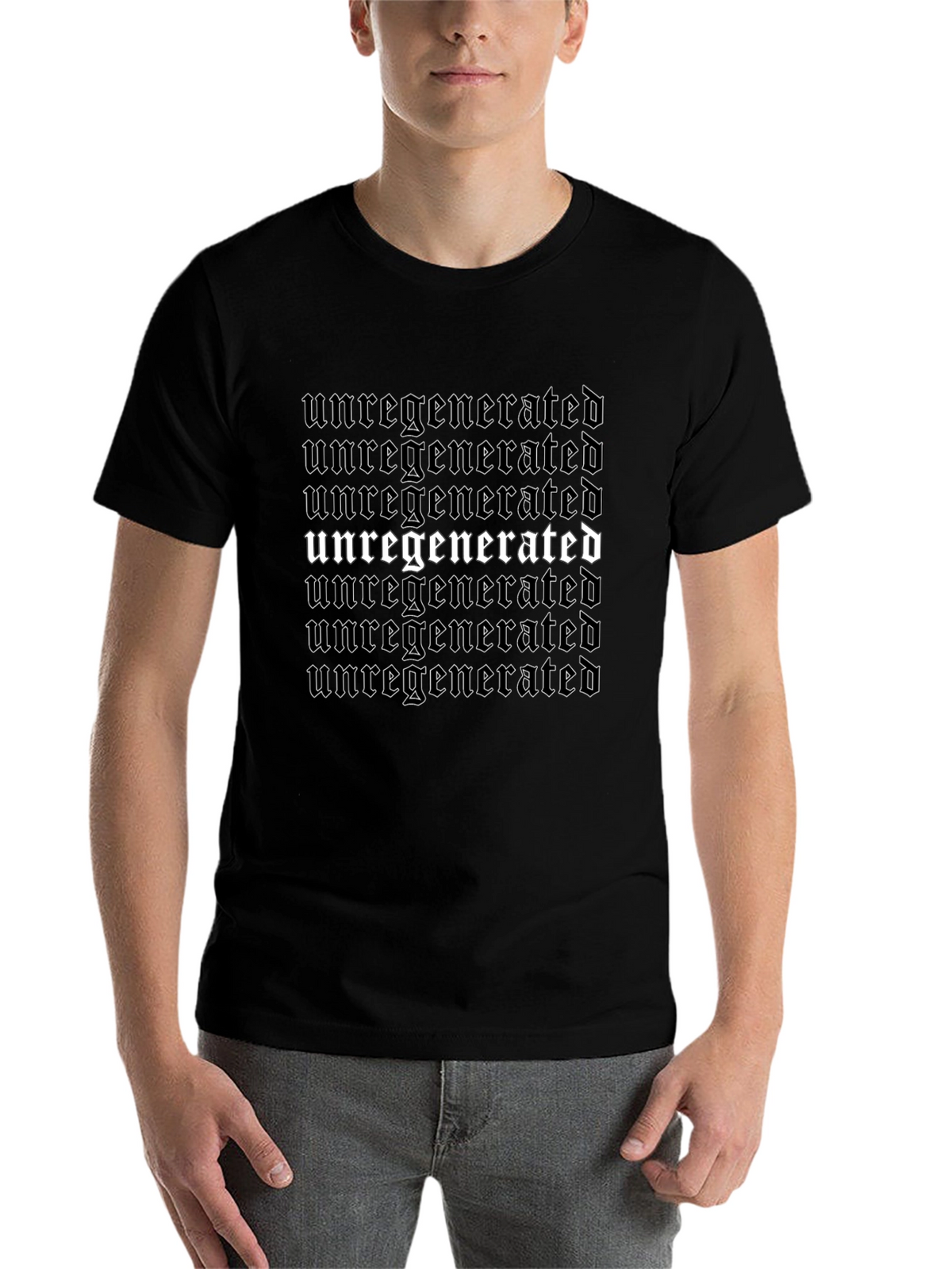 Unregenerated Graphic T-Shirt - Edgy Gothic Style