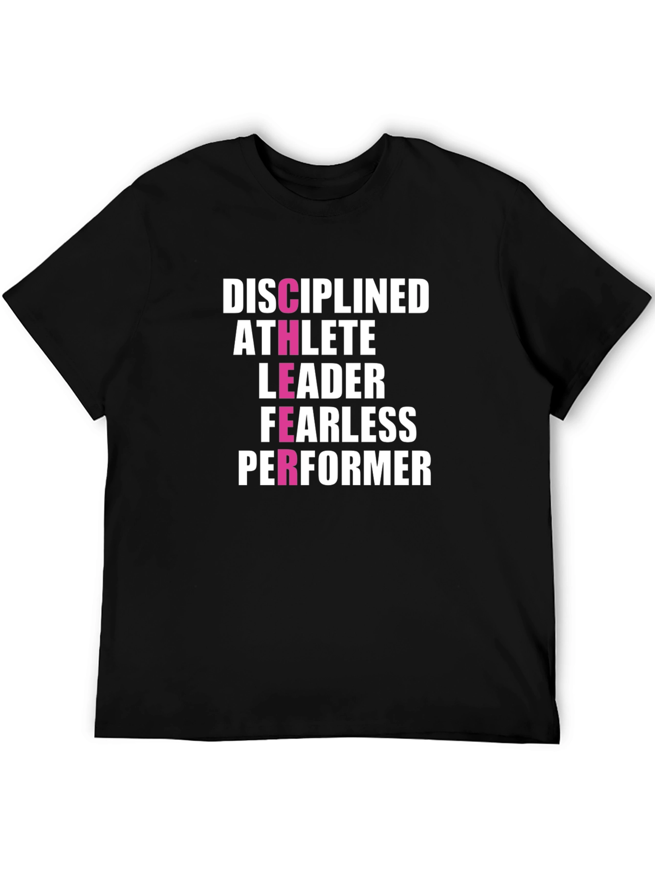Disciplined Athlete Leader T-Shirt - Motivational