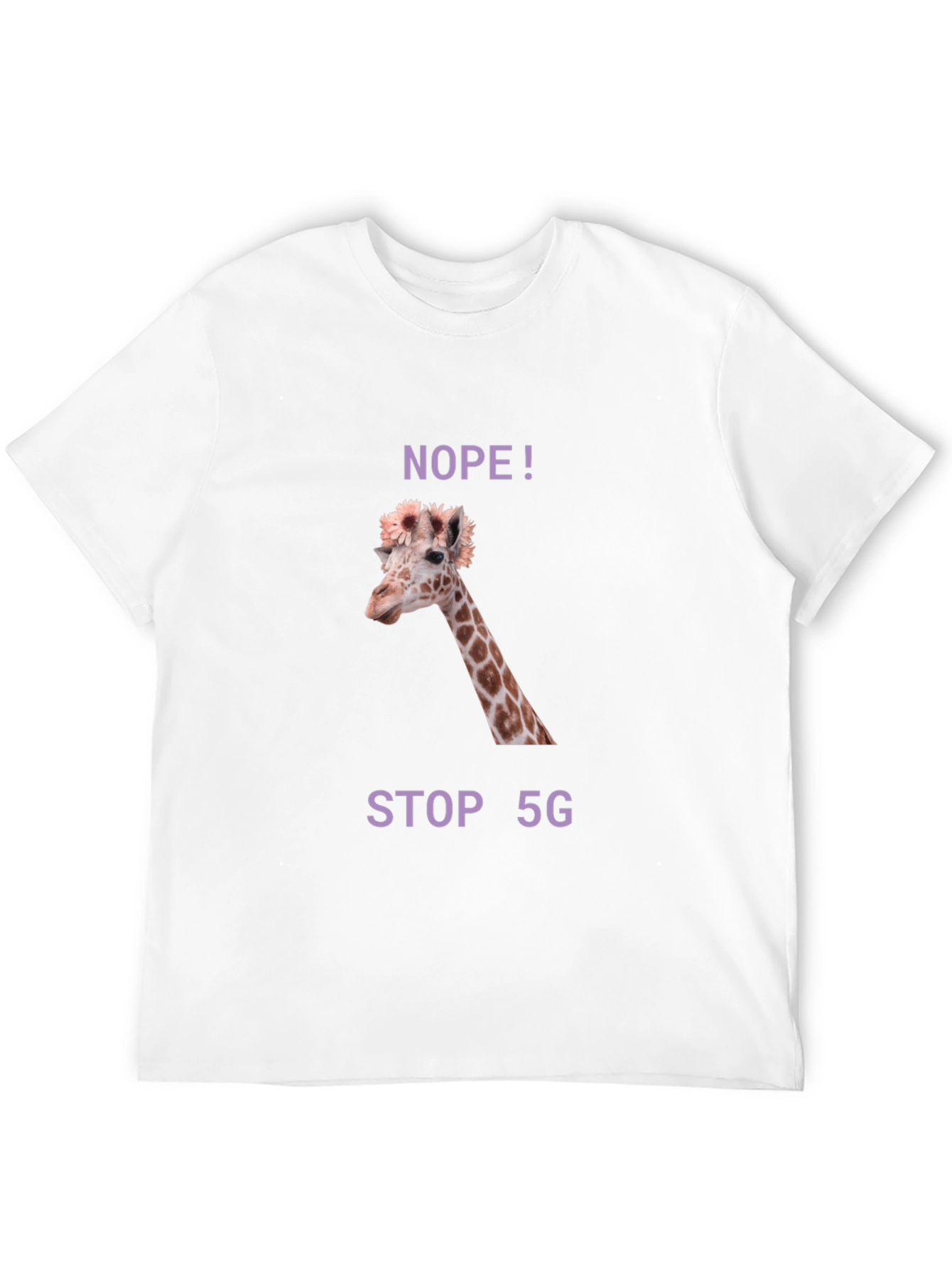 Giraffe NOPE! STOP 5G T-Shirt