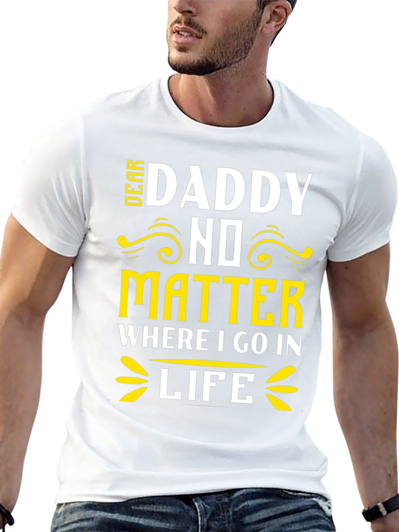 Dear Daddy T-Shirt Fathers Day Gift