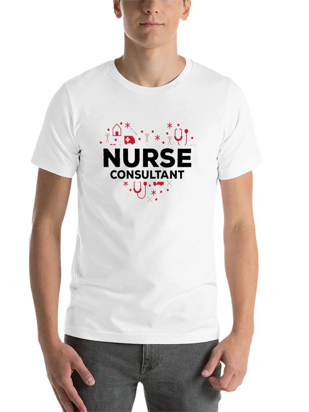 Nurse Consultant Heart Graphic Tee