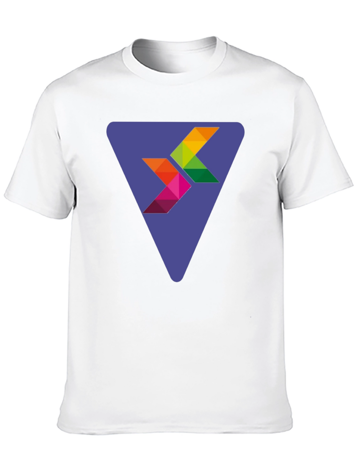 Abstract Arrow Graphic Black T-Shirt