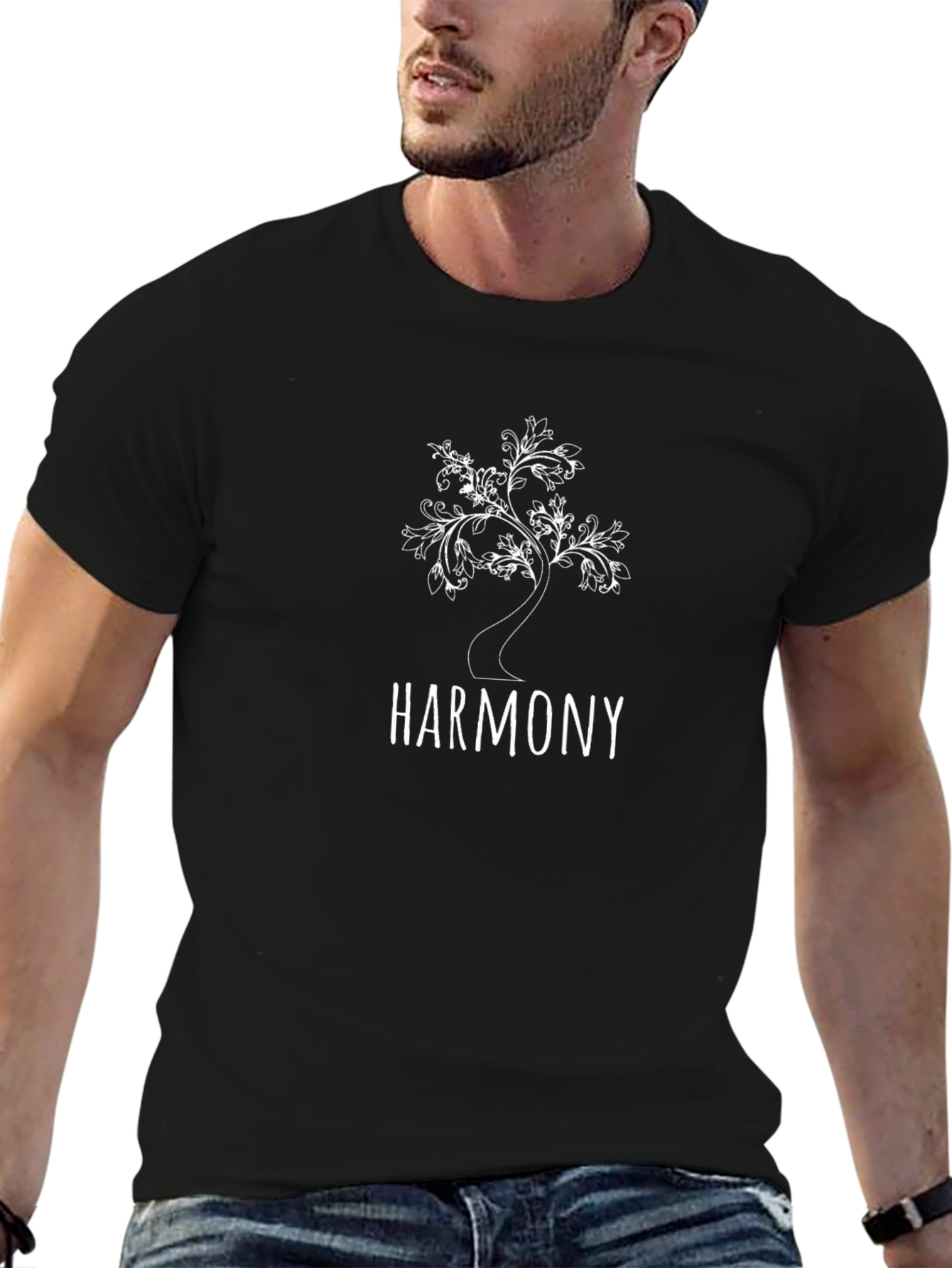 Harmony Tree Graphic Tee - Stylish Comfort