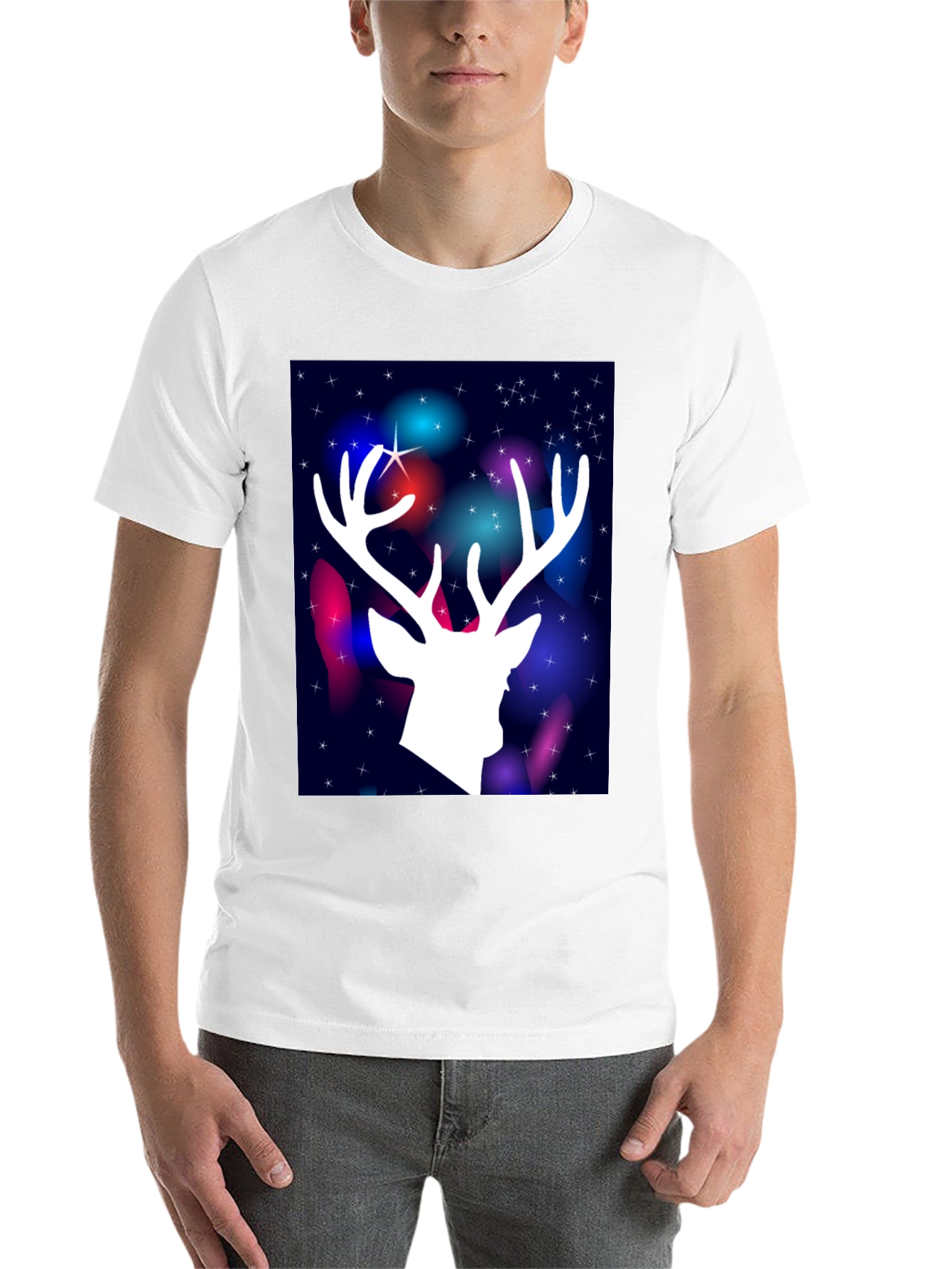 Festive Deer Graphic Tee