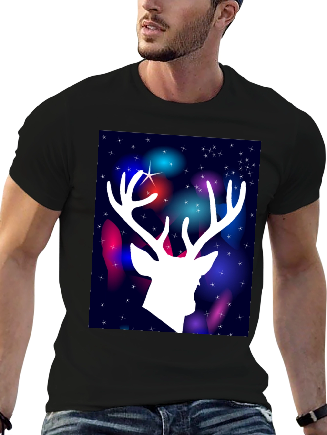 Festive Deer Graphic Tee