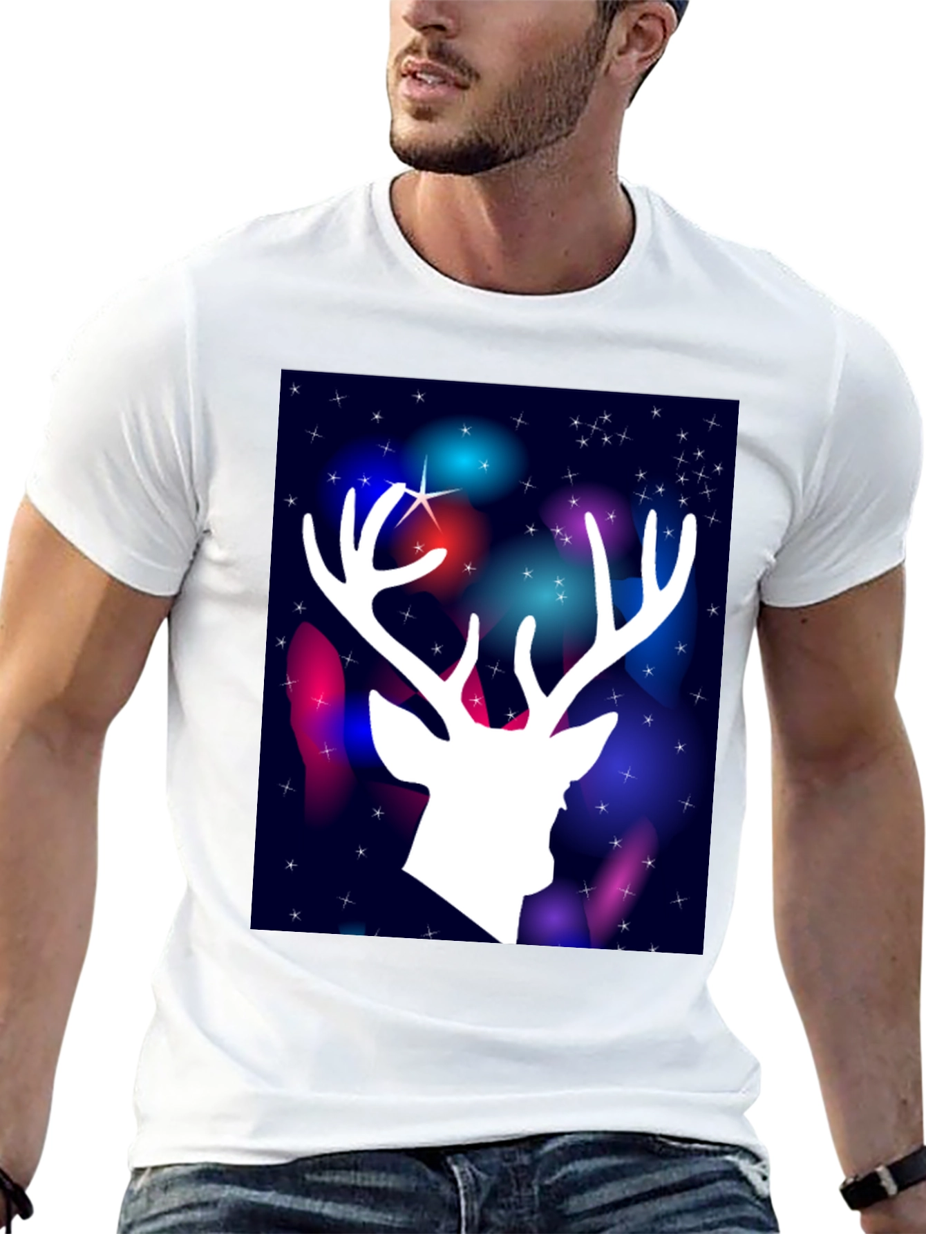 Festive Deer Graphic Tee