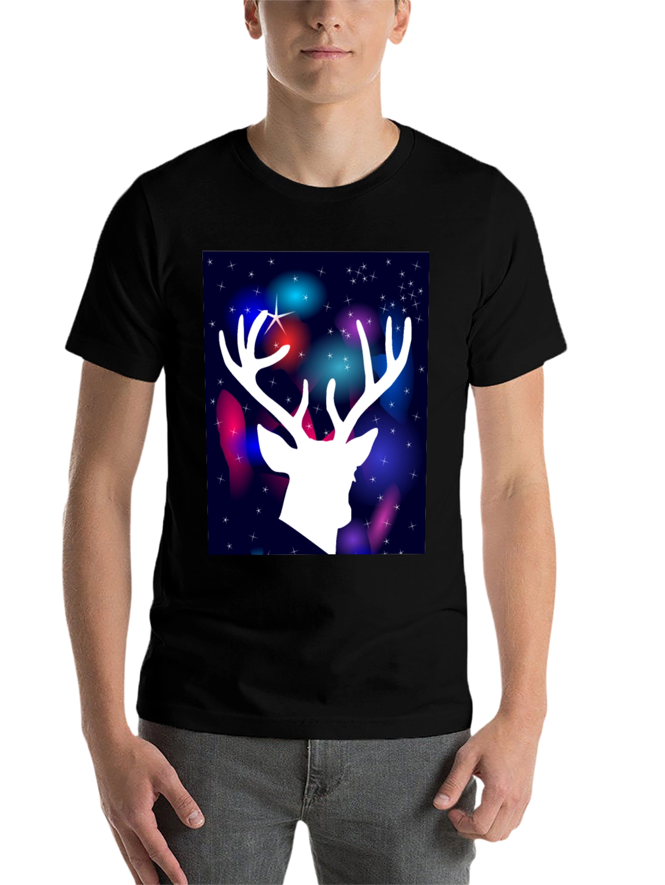 Festive Deer Graphic Tee