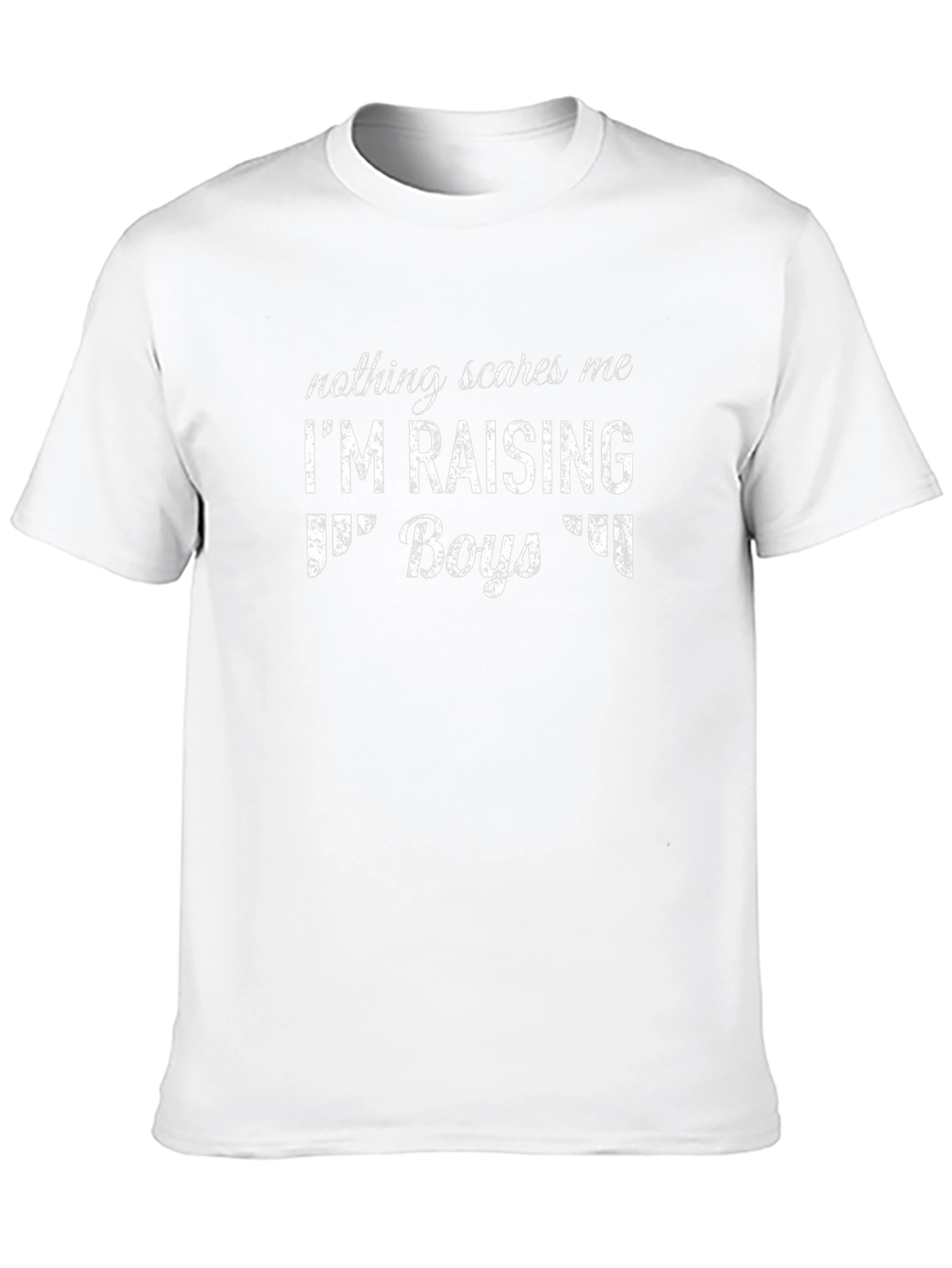 Raising Boys Graphic Tee - Funny Dad Shirt