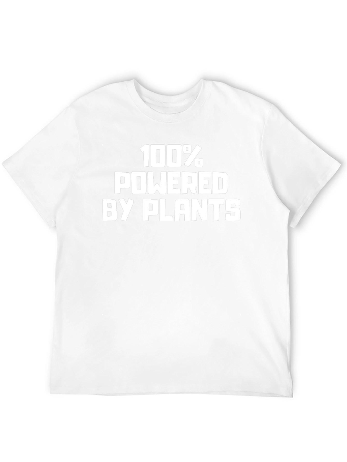 100% Powered by Plants T-Shirt - Vegan Lifestyle
