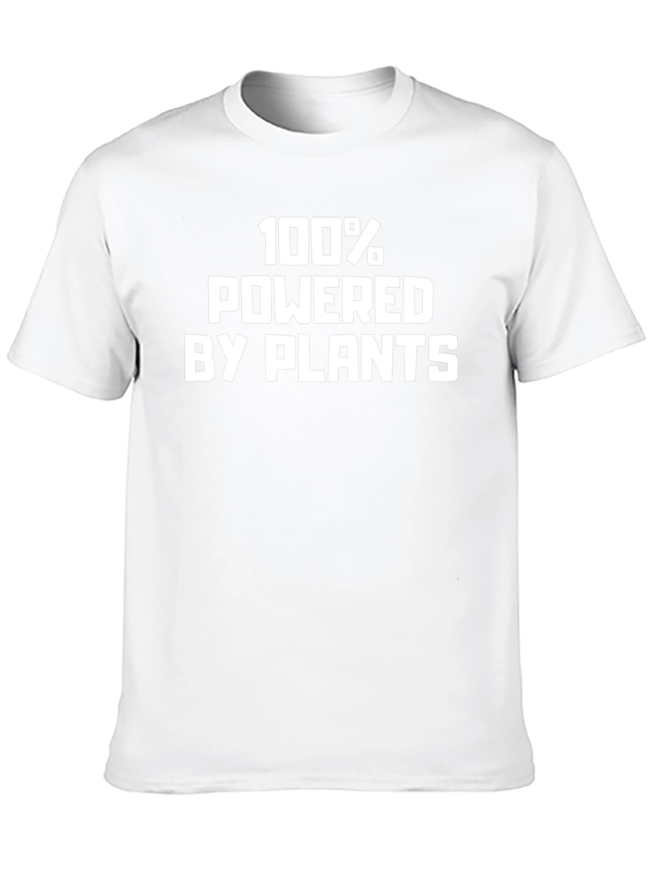 100% Powered by Plants T-Shirt - Vegan Lifestyle