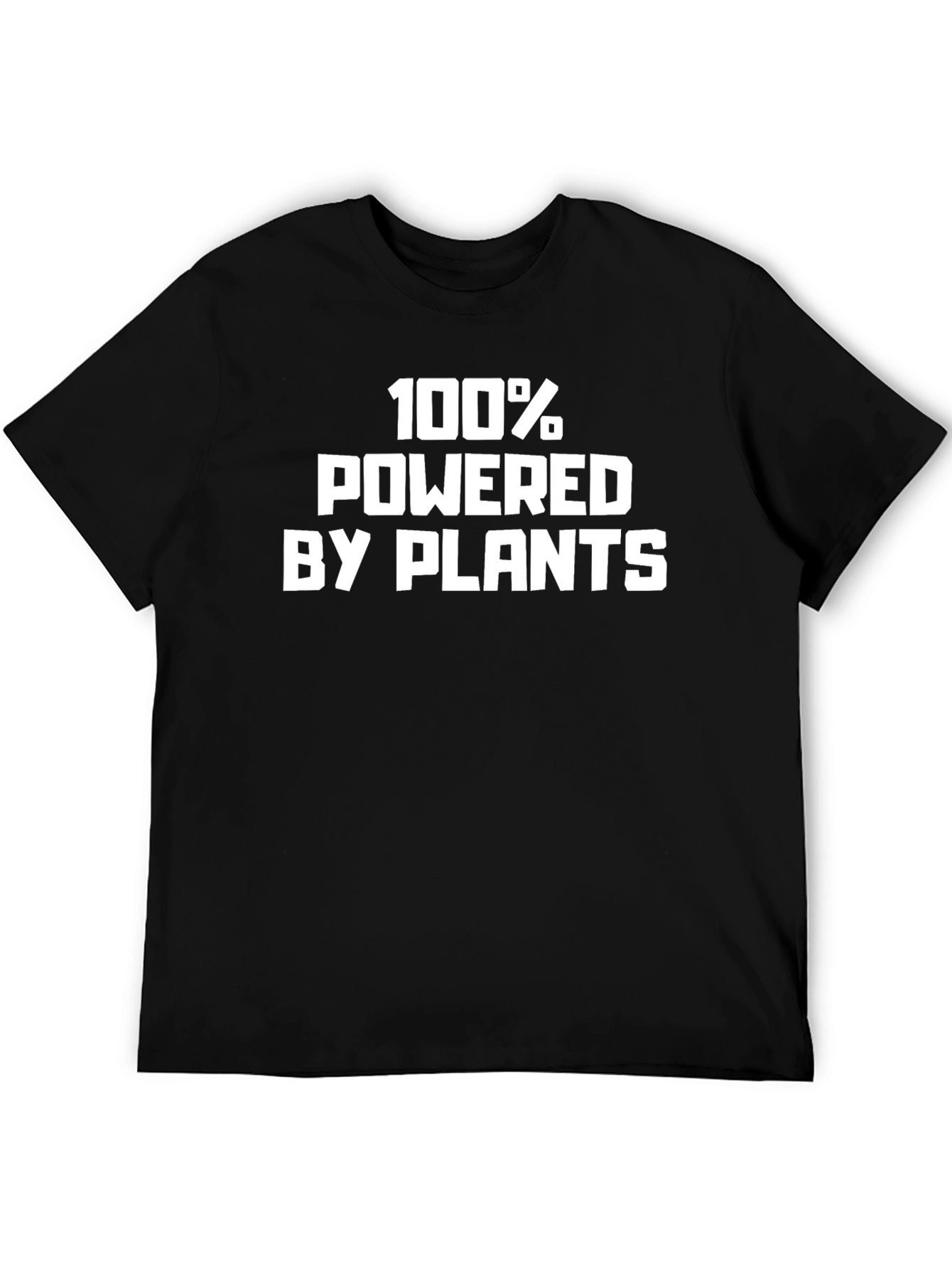 100% Powered by Plants T-Shirt - Vegan Lifestyle