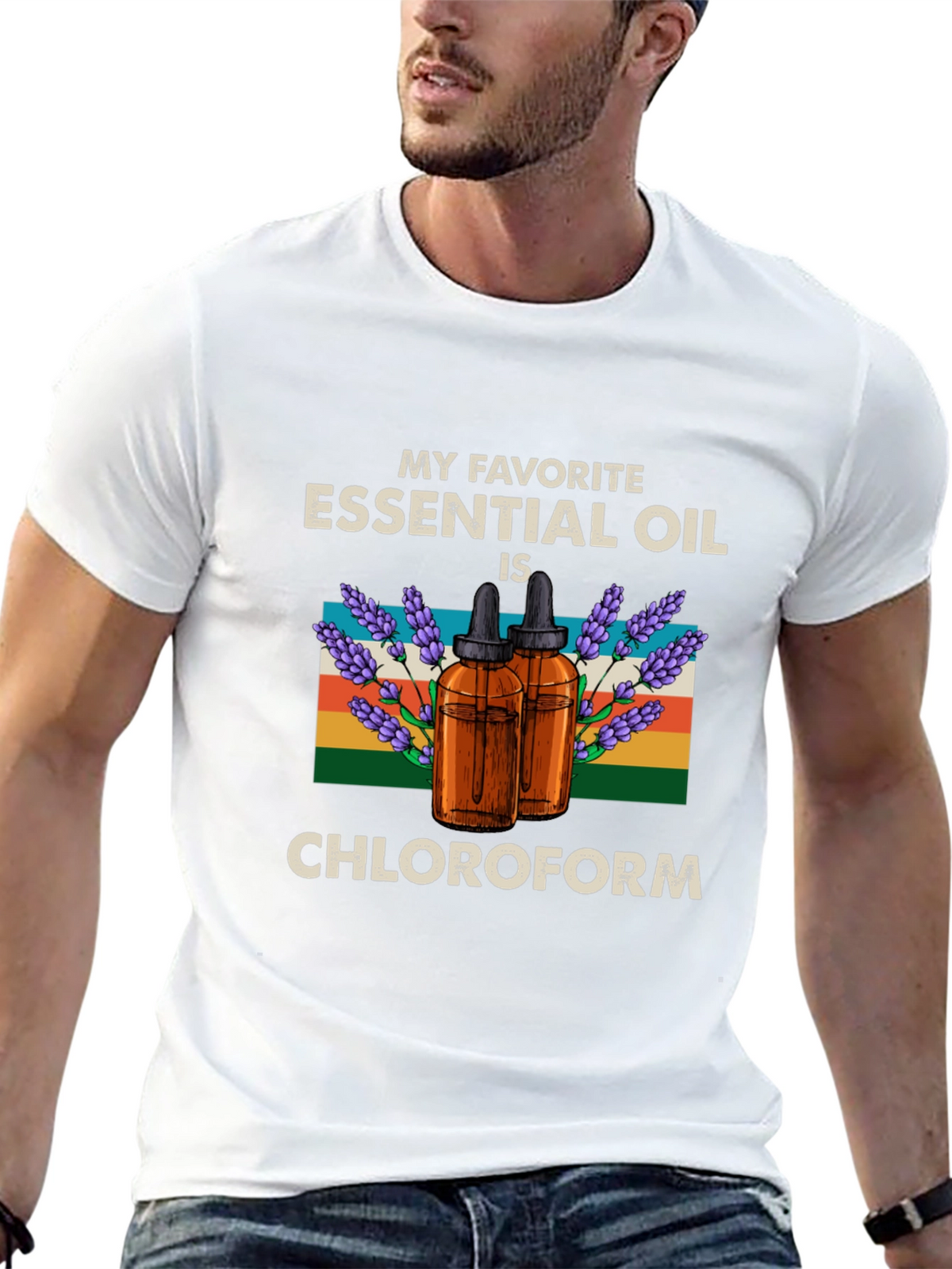 Chloroform Essential Oil Humor T-Shirt