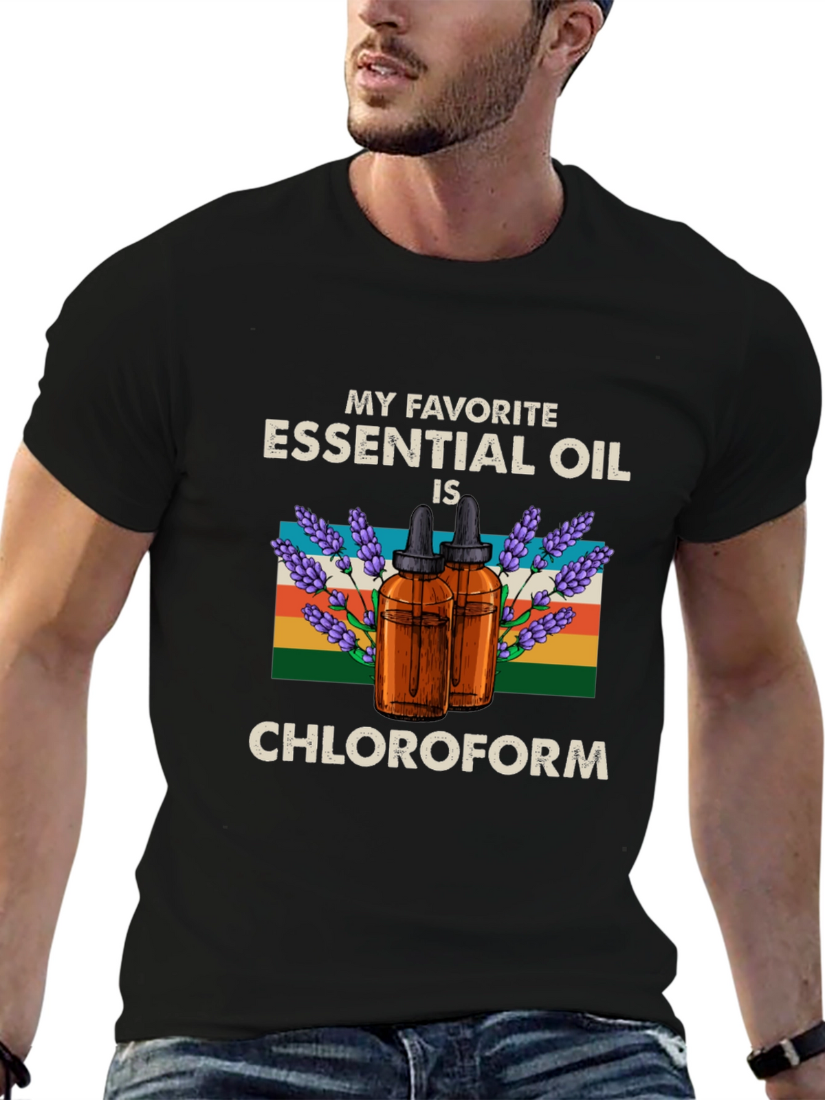 Chloroform Essential Oil Humor T-Shirt