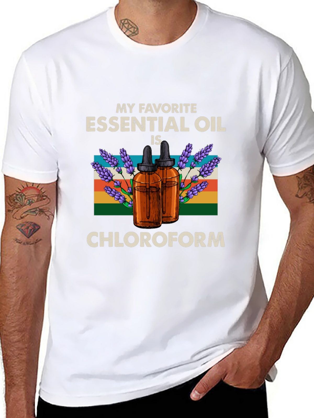 Chloroform Essential Oil Humor T-Shirt