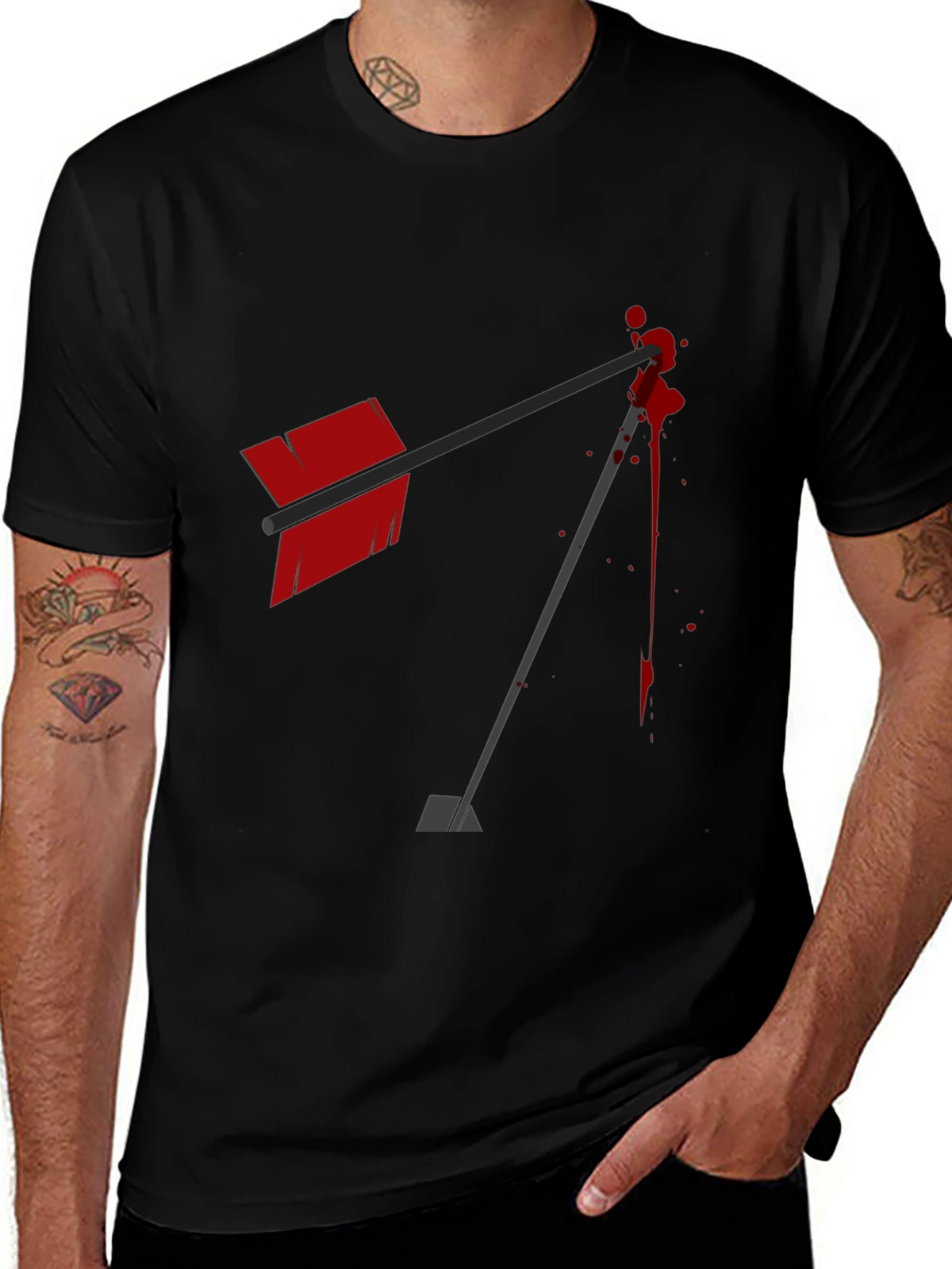 Arrow Through the Heart T-Shirt - Graphic Tee