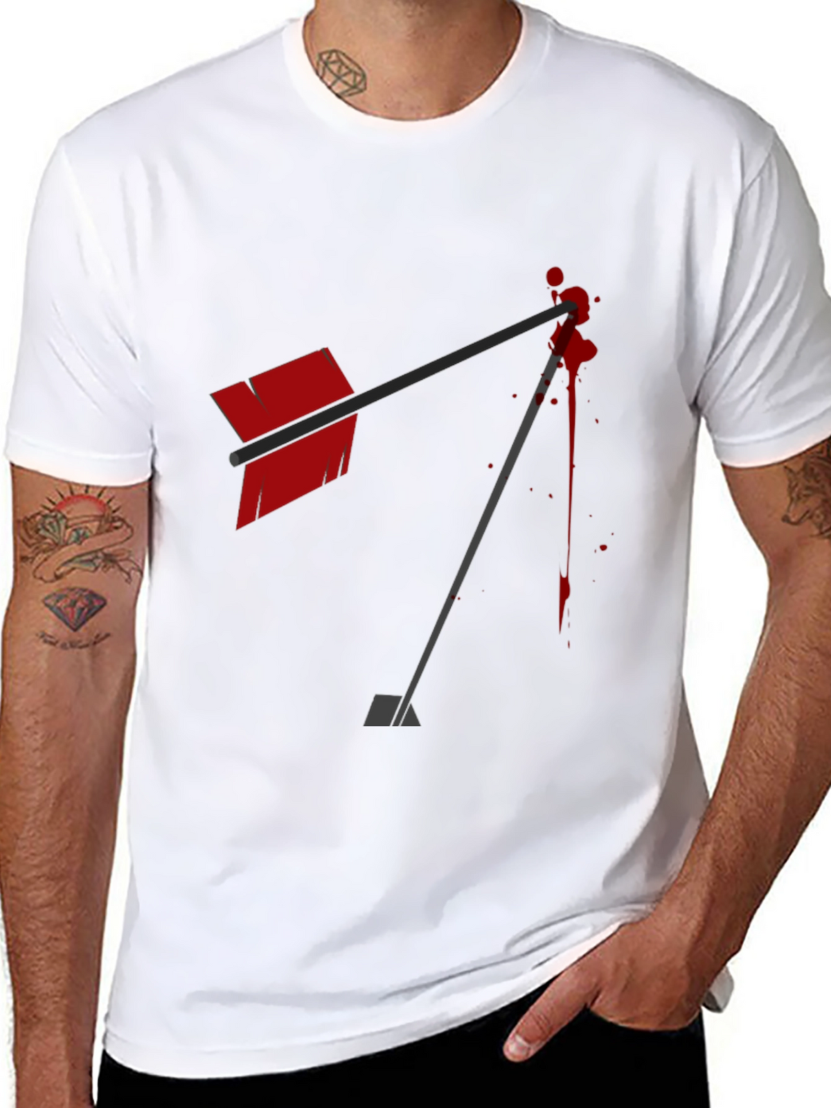 Arrow Through the Heart T-Shirt - Graphic Tee