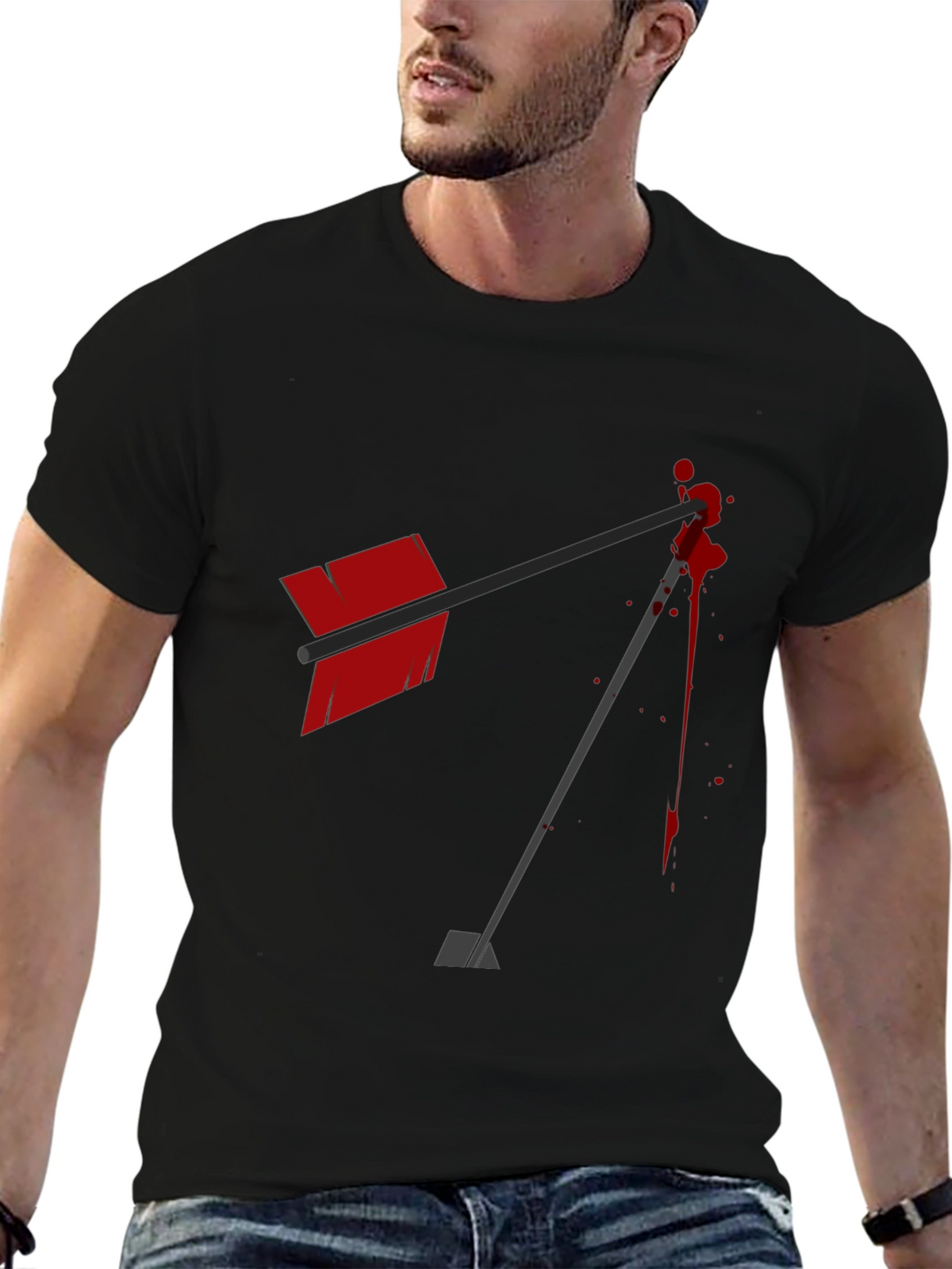 Arrow Through the Heart T-Shirt - Graphic Tee