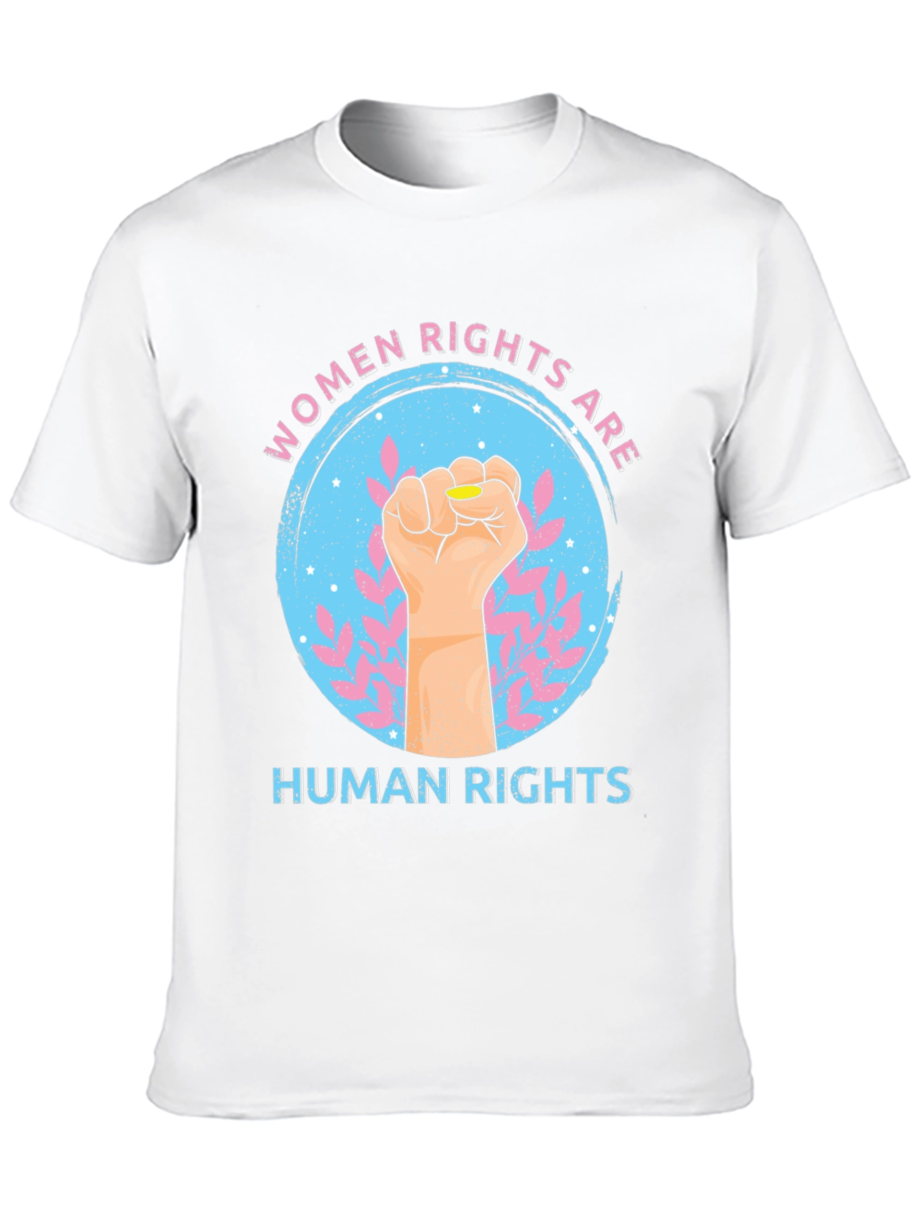 Womens Rights Fist Graphic Tee - Black