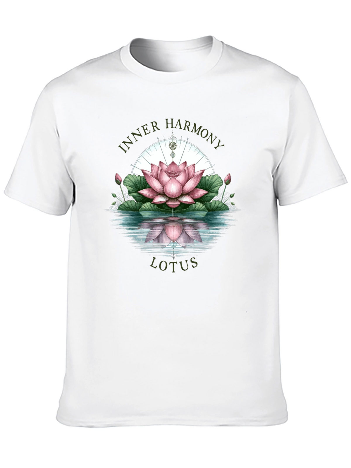 Inner Harmony Lotus Graphic Tee - Relaxed Fit
