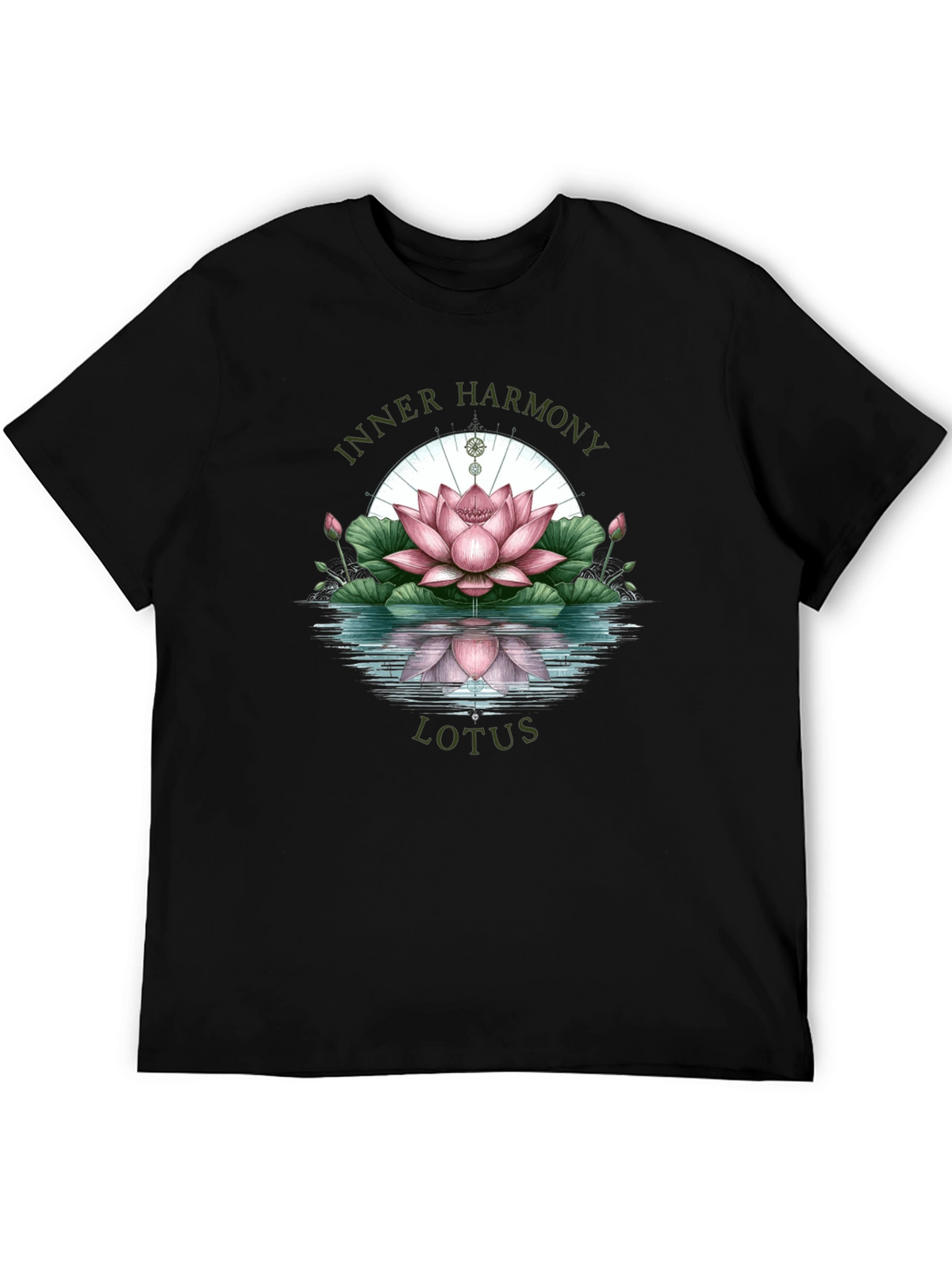 Inner Harmony Lotus Graphic Tee - Relaxed Fit