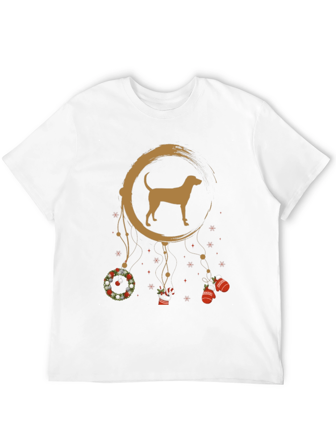Dog Dreamcatcher Christmas Graphic Tee