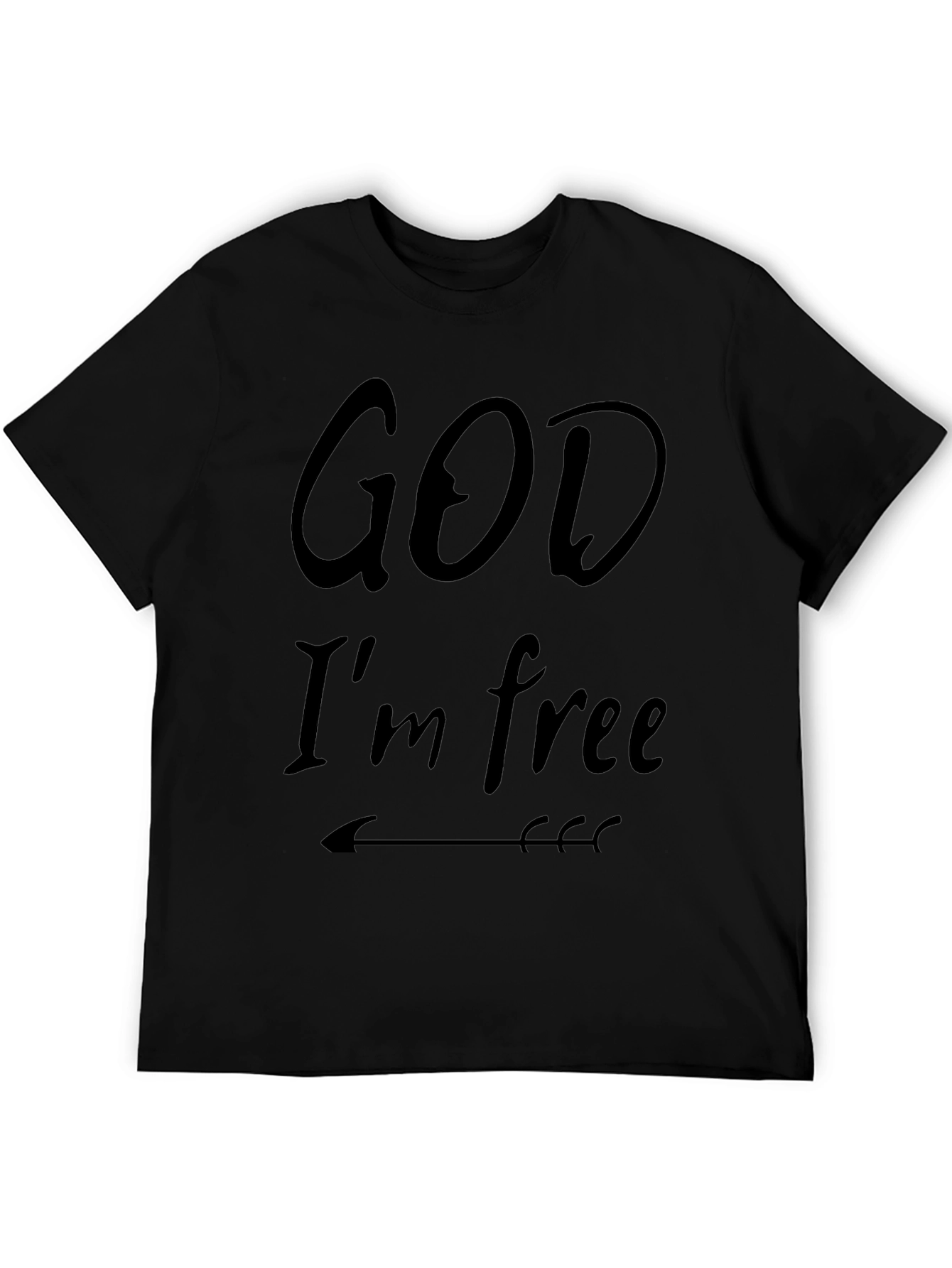 God Im Free Black T-Shirt