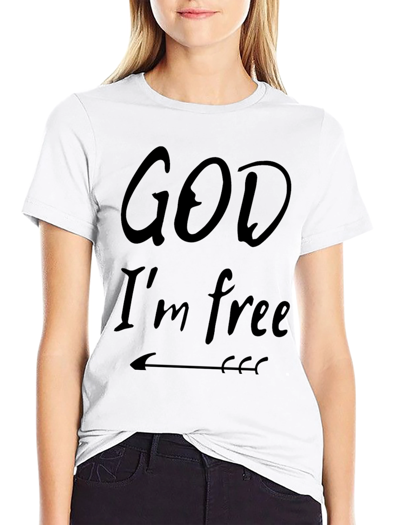 God Im Free Black T-Shirt