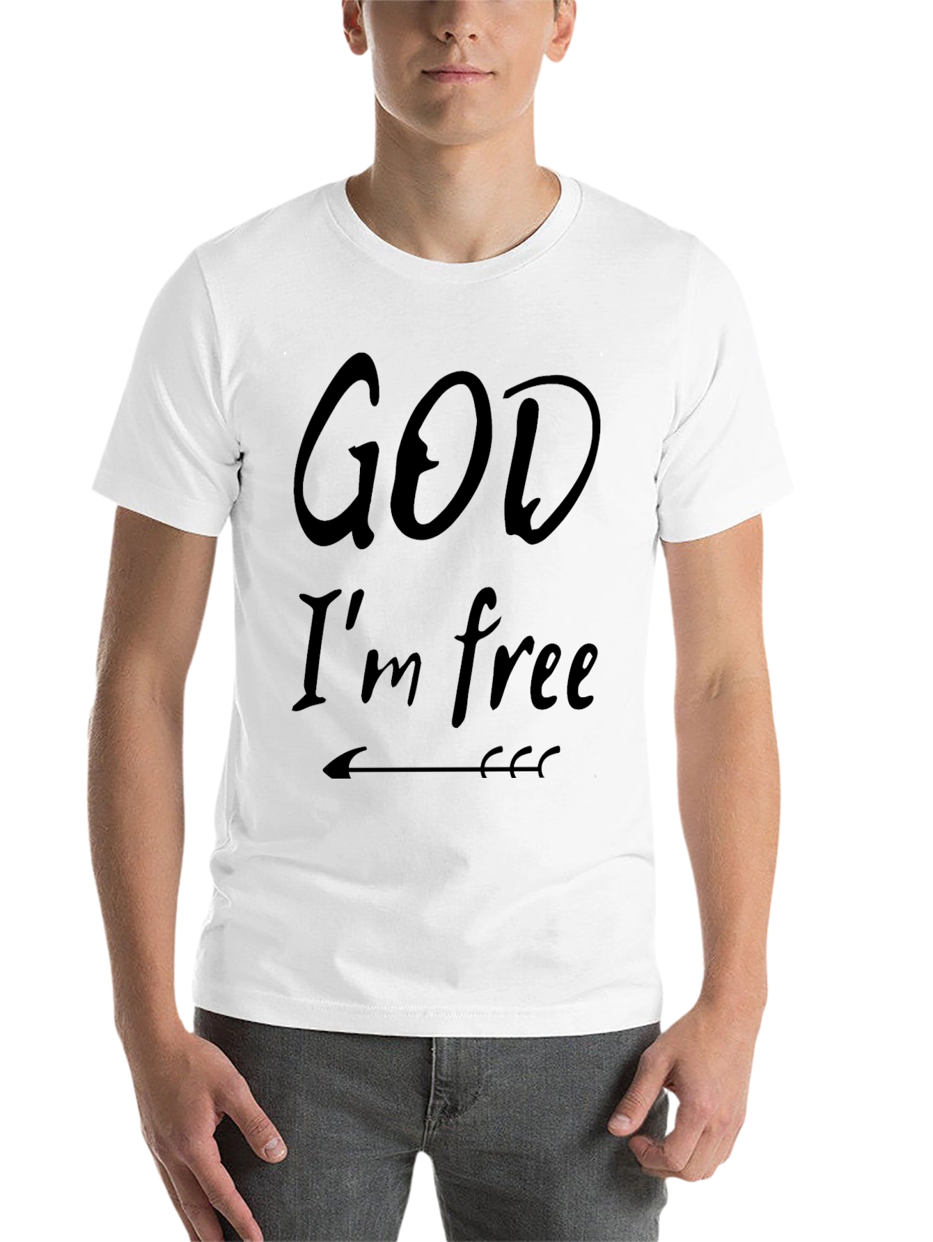 God Im Free Black T-Shirt