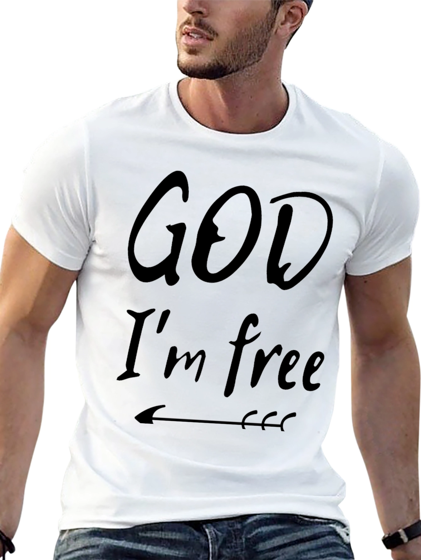 God Im Free Black T-Shirt