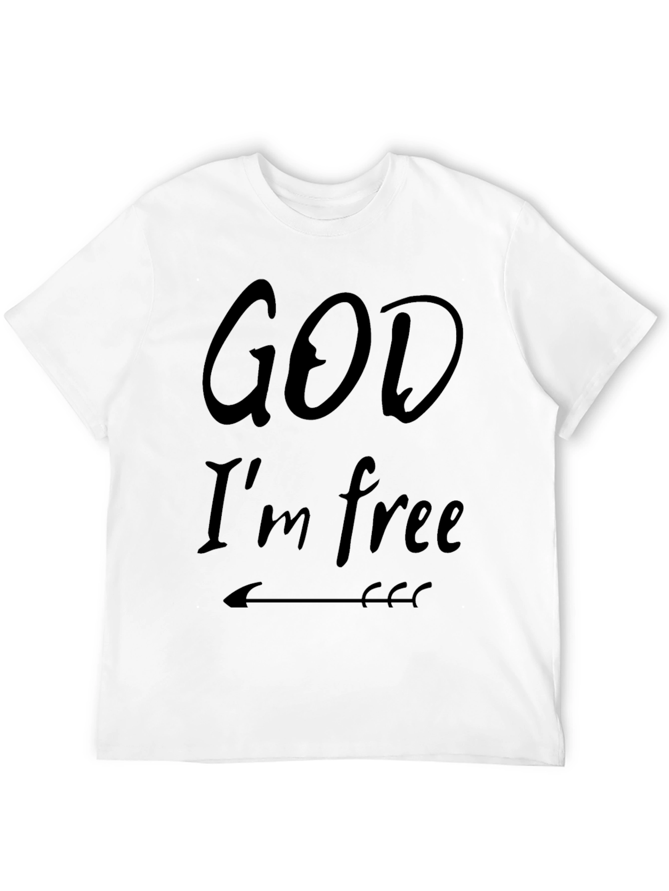 God Im Free Black T-Shirt