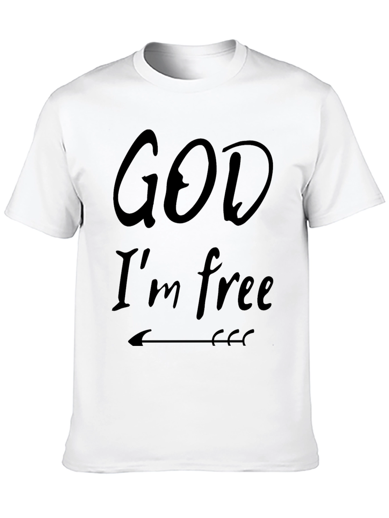 God Im Free Black T-Shirt