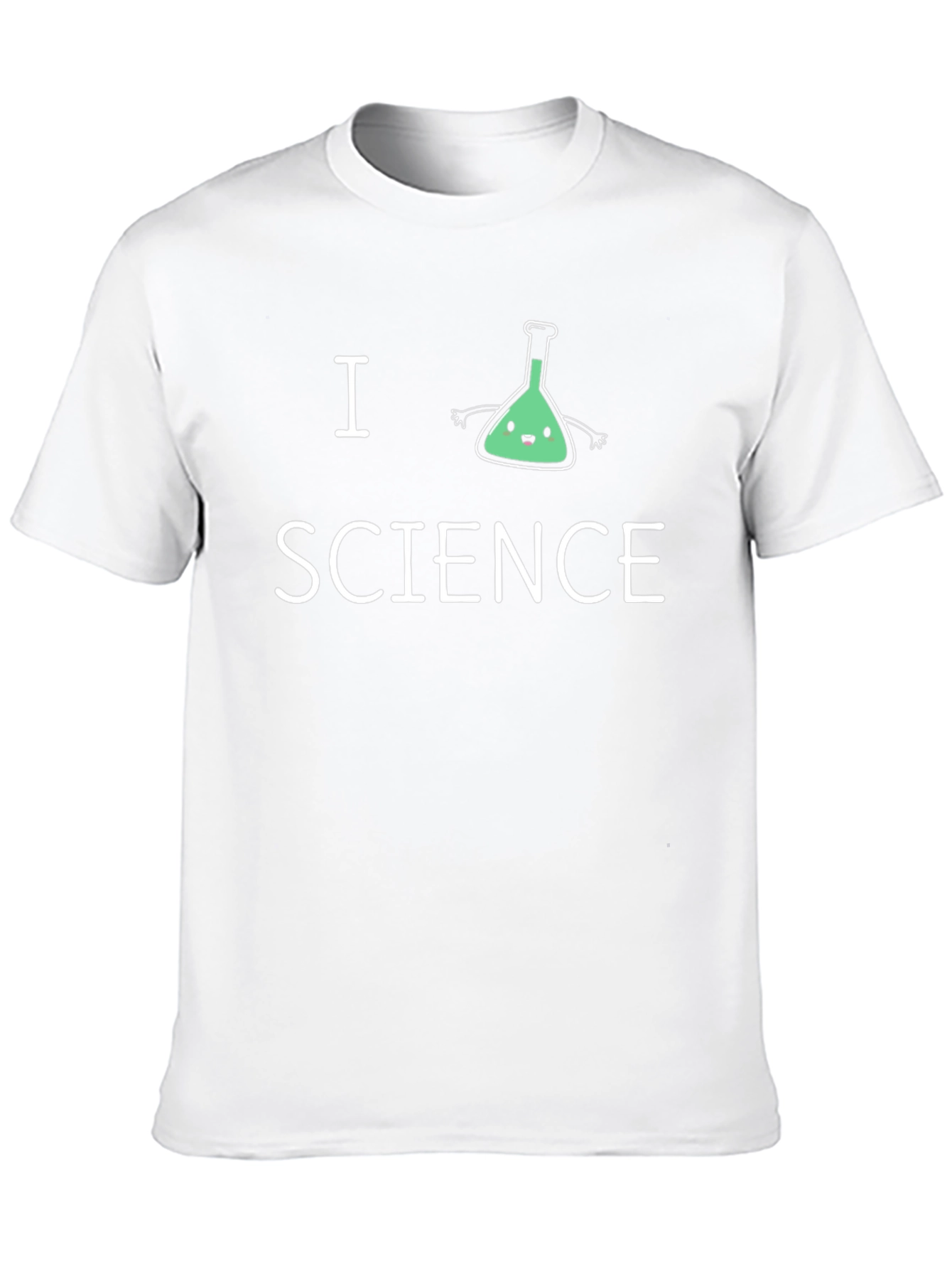 I Heart Science T-Shirt - Cute Flask Design