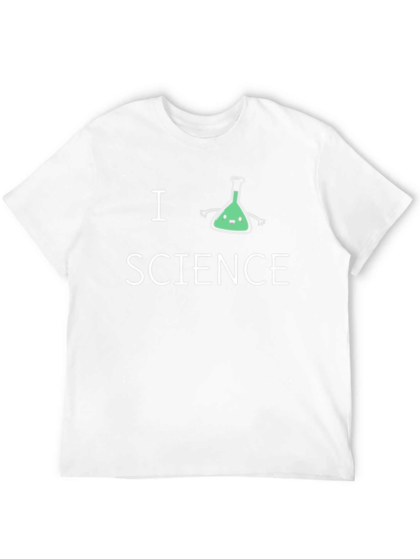 I Heart Science T-Shirt - Cute Flask Design
