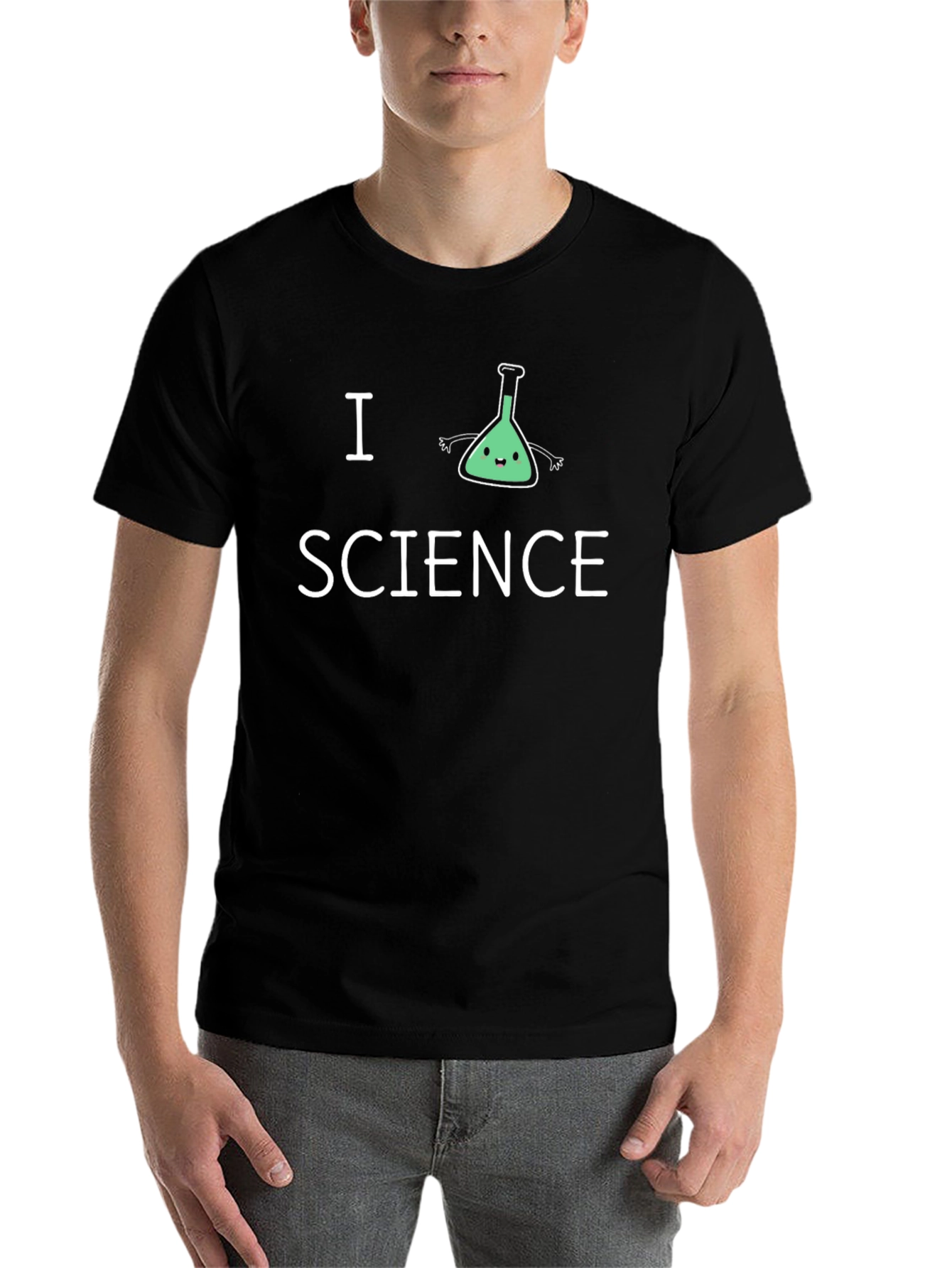 I Heart Science T-Shirt - Cute Flask Design