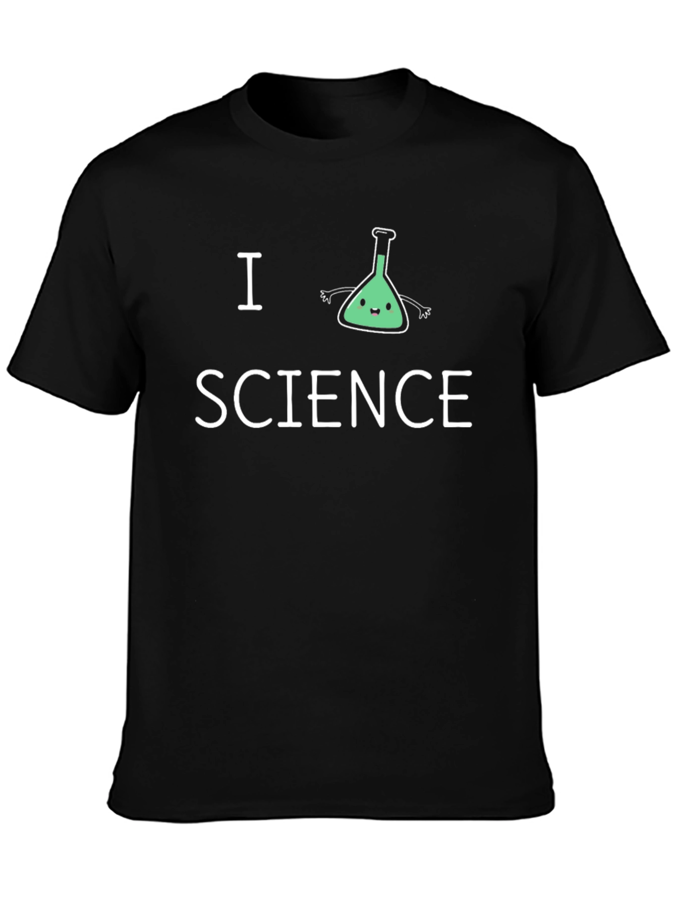 I Heart Science T-Shirt - Cute Flask Design