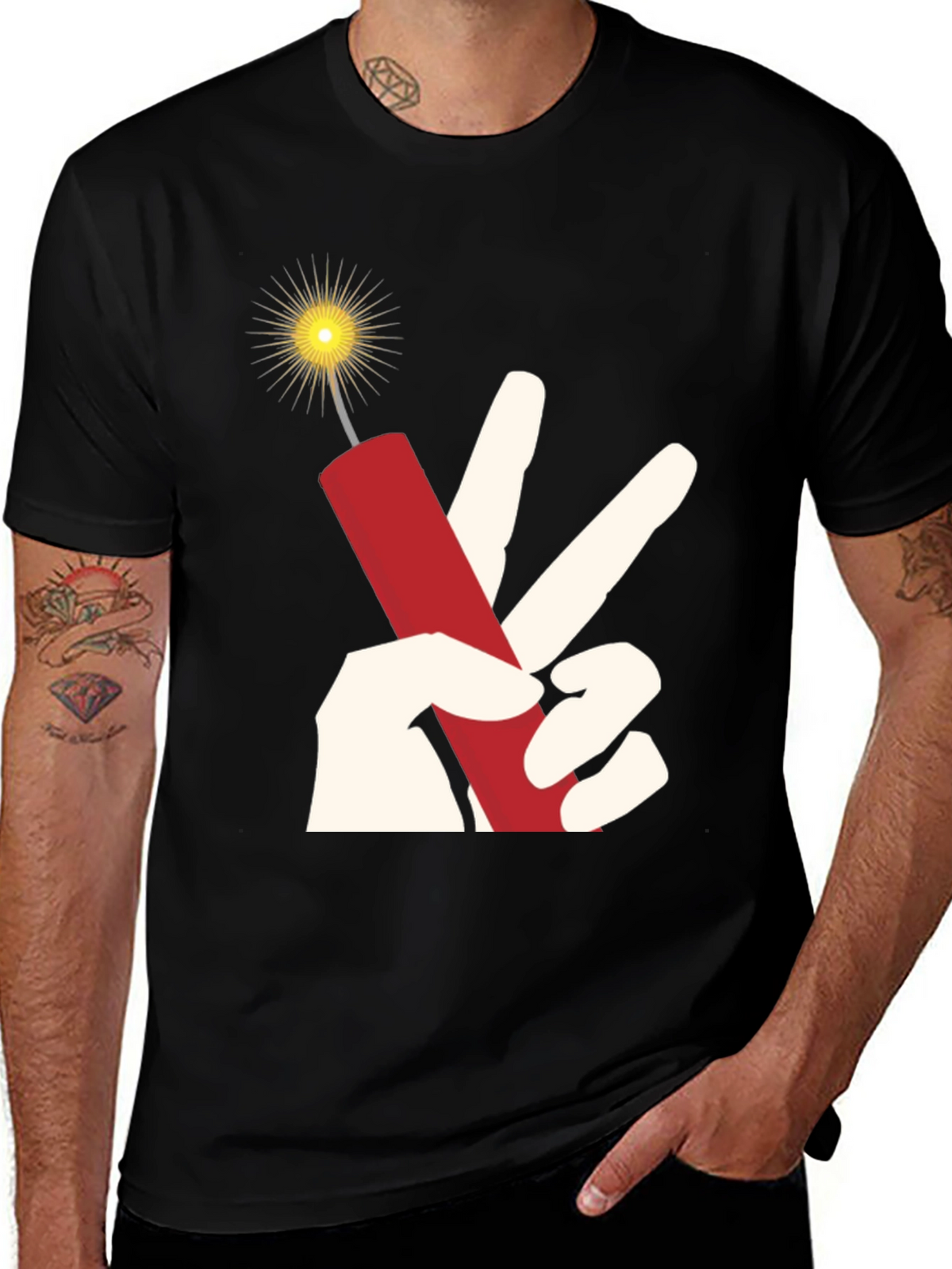 Dynamite Peace T-Shirt - Bold Graphic Tee