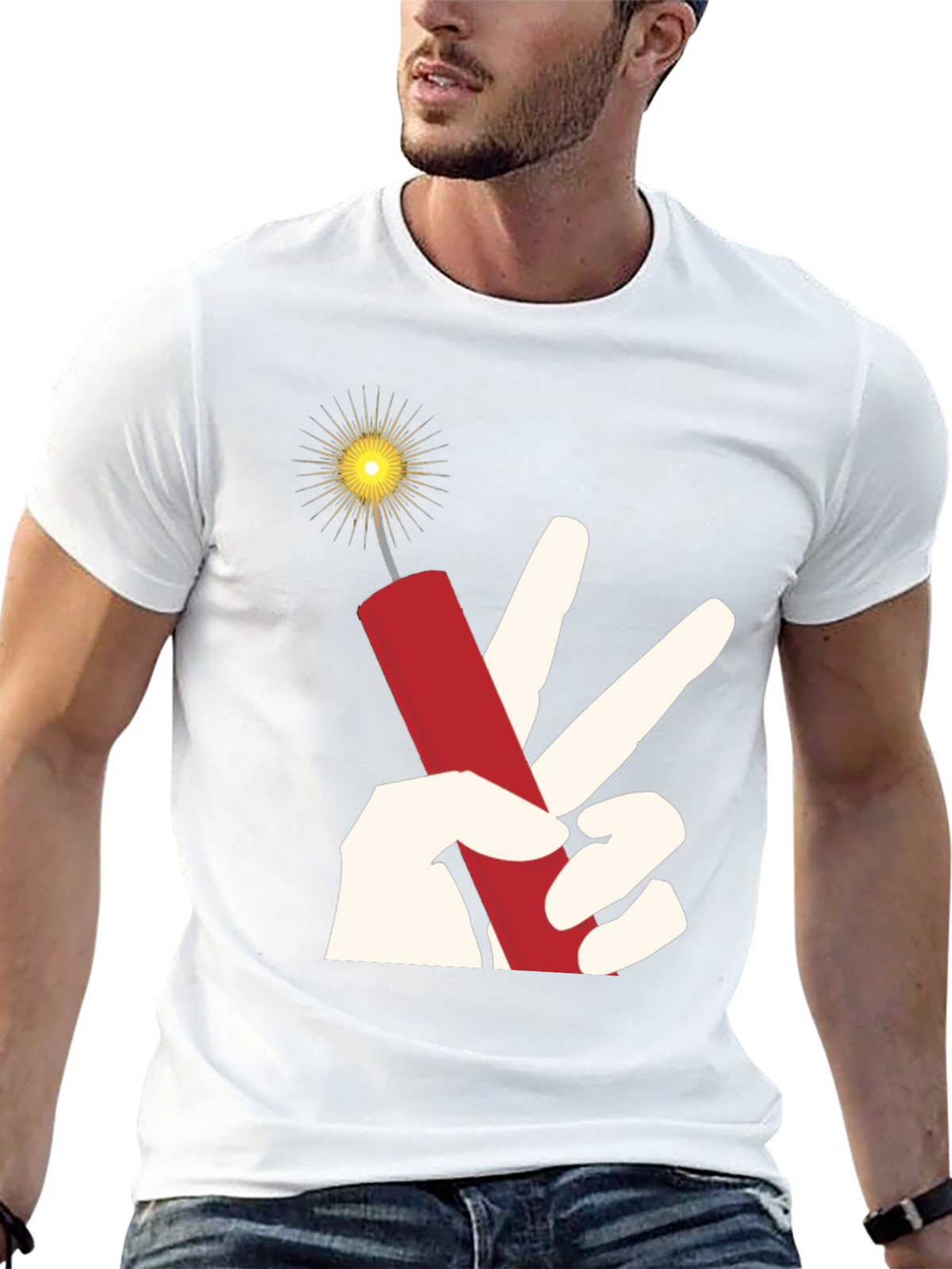 Dynamite Peace T-Shirt - Bold Graphic Tee