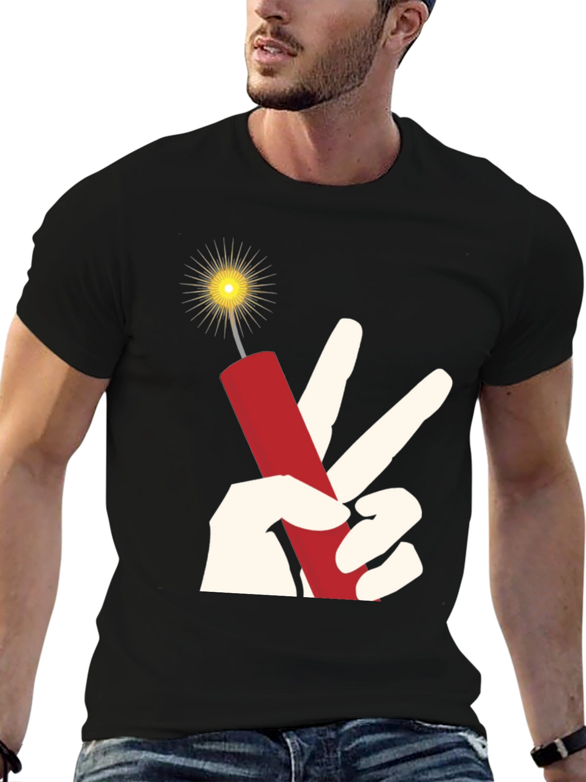 Dynamite Peace T-Shirt - Bold Graphic Tee
