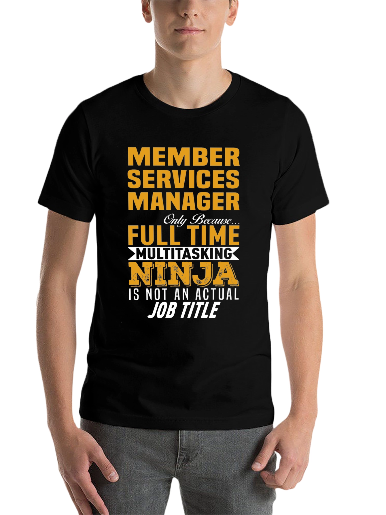 Member Services Manager Ninja T-Shirt