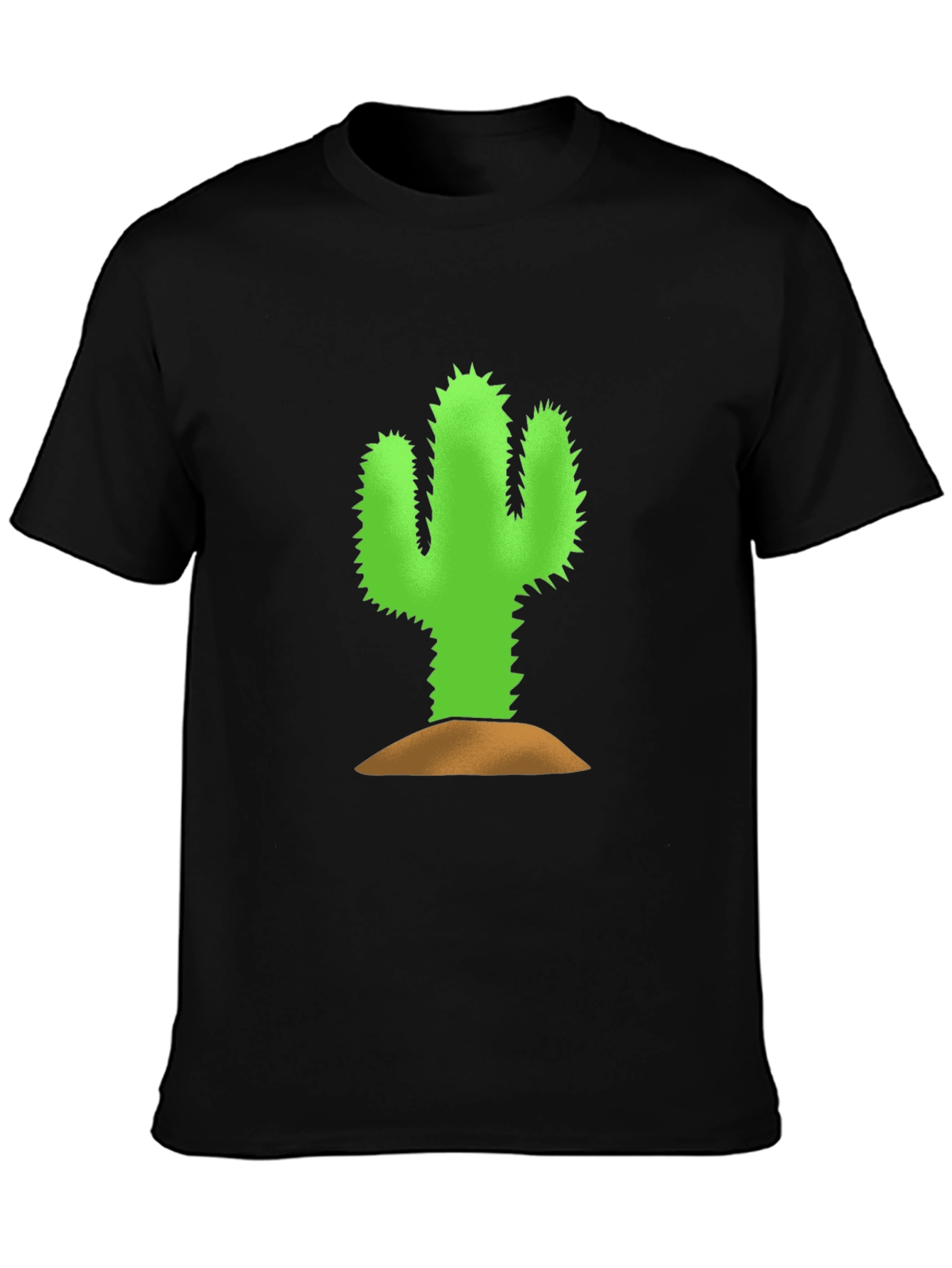 Cactus Graphic Tee - Black Unisex Shirt
