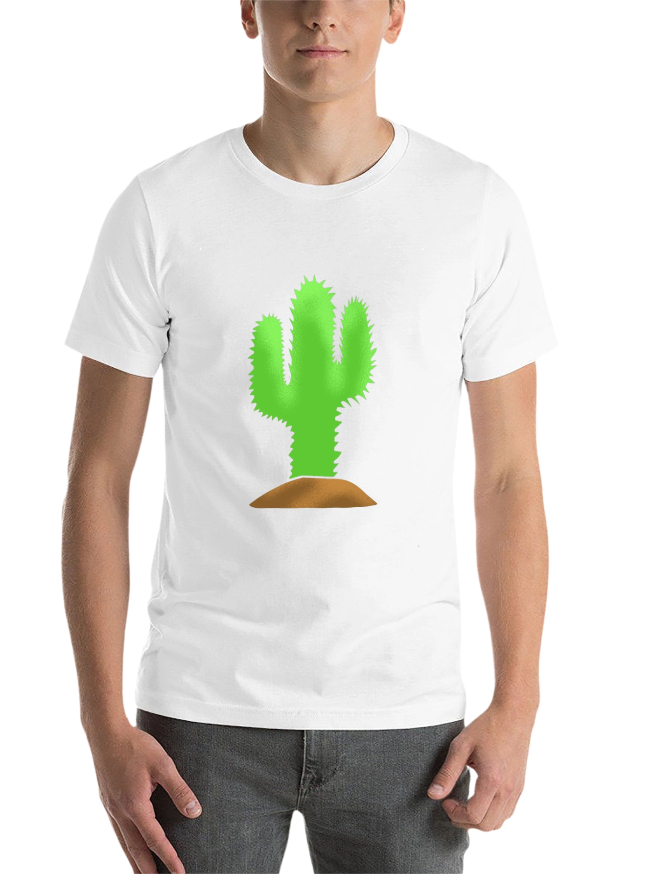 Cactus Graphic Tee - Black Unisex Shirt