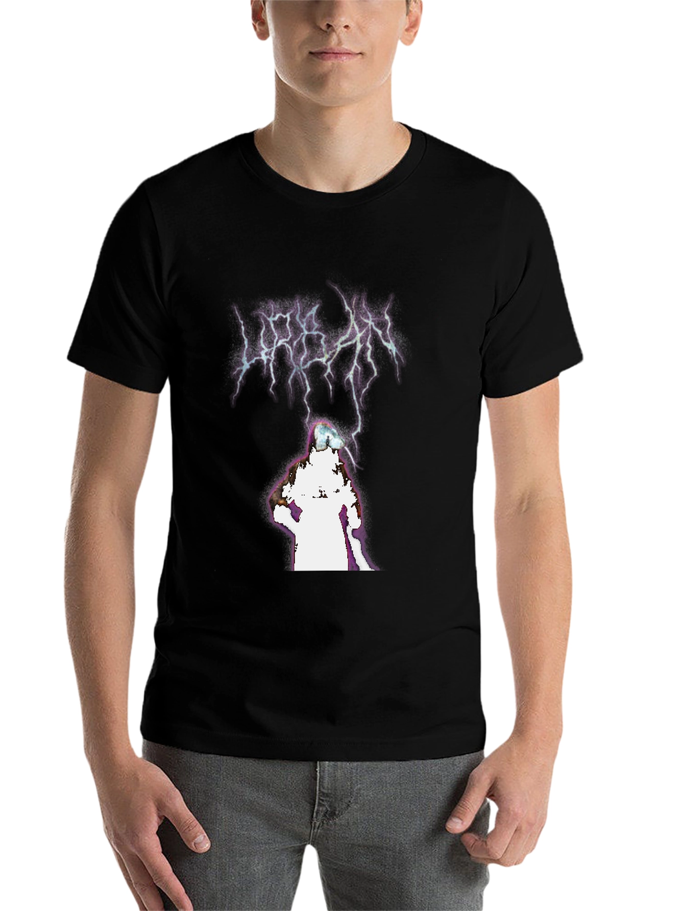 Urban Graphic Print Tee - Black