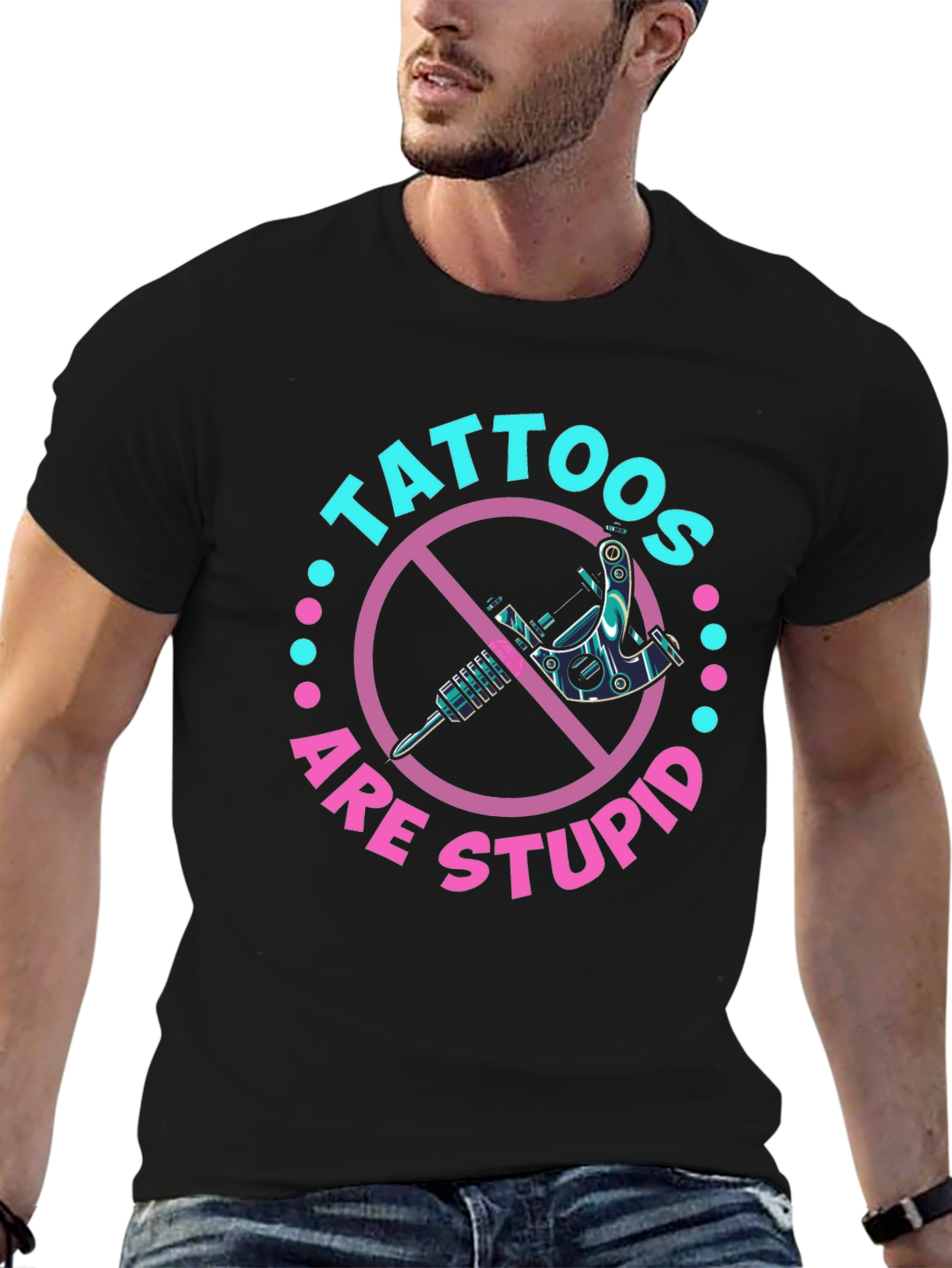 Tattoos Are Stupid Graphic T-Shirt